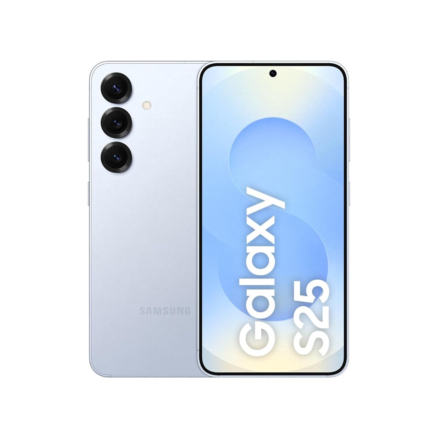 Samsung Galaxy S25 5G Smartphone with Galaxy AI (Icyblue, 12GB RAM, 128GB Storage), Snapdragon 8 Elite, 50 MP Camera with ProVisual Engine and 4000mAh Battery
