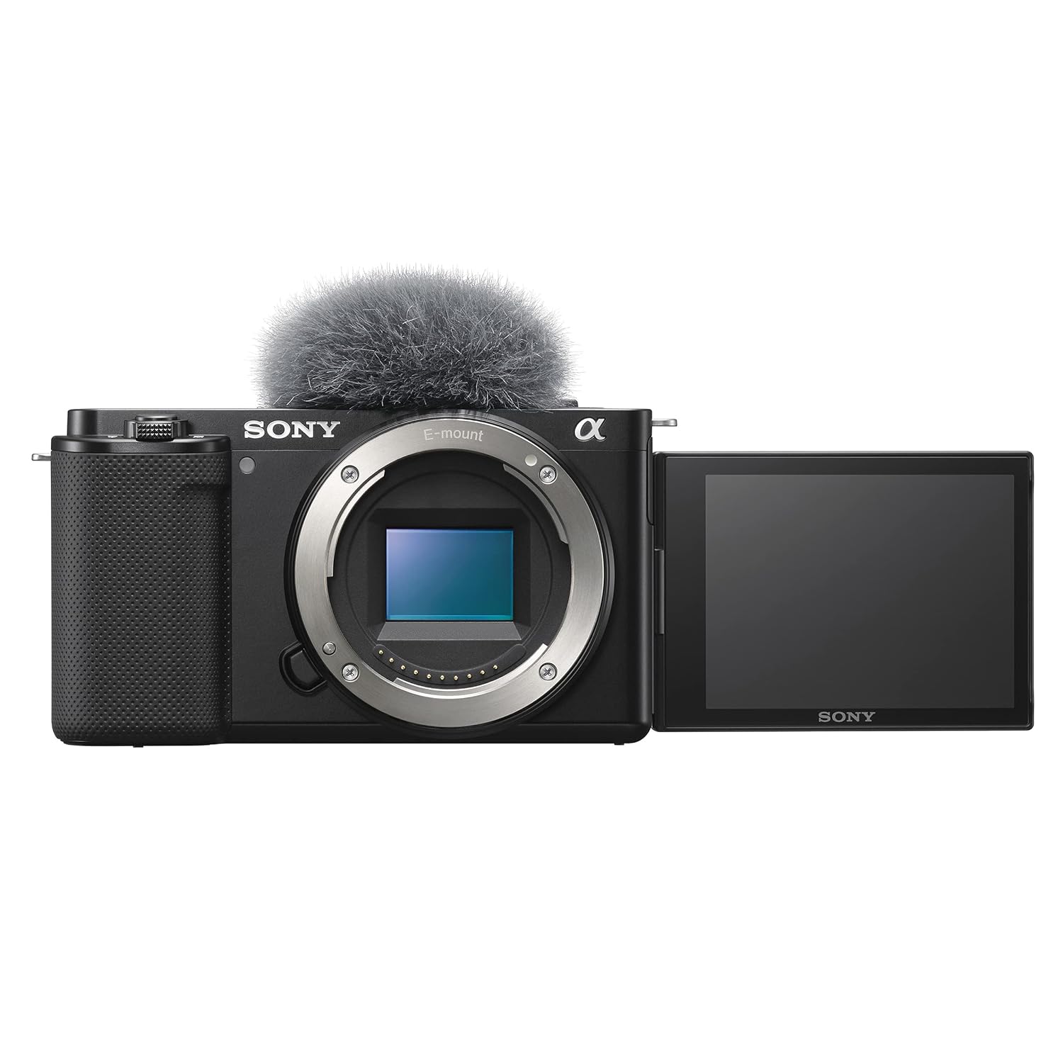 Sony Alpha ZV-E10 24.2 Mega Pixel Interchangeable-Lens Mirrorless vlog Camera, Made for Creators | APS-C Sensor |Advanced Autofocus | Clear Audio & 4K Movie Recording (Body Only) – Black