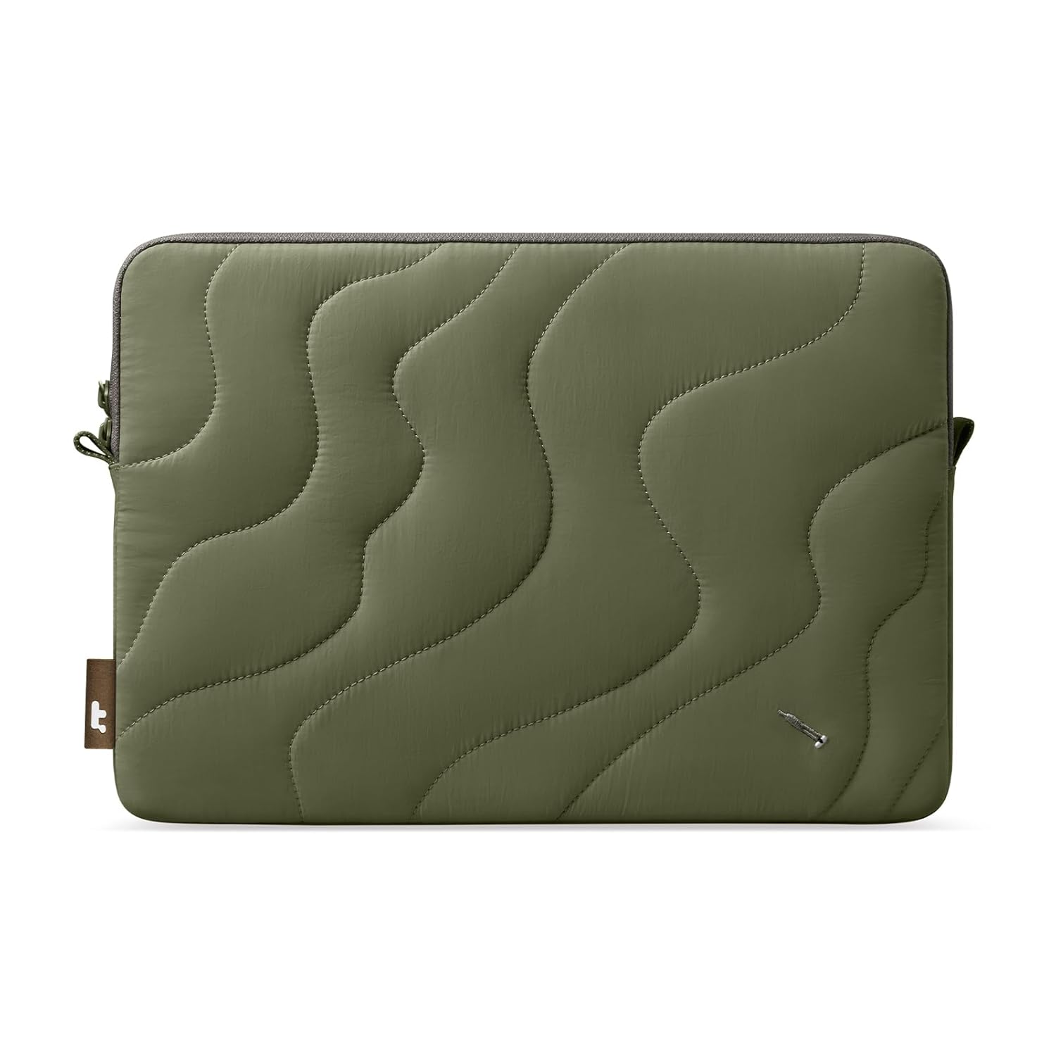 Tomtoc Terra-A27 Laptop Sleeve (14 Inch), Greenlands (Olive)