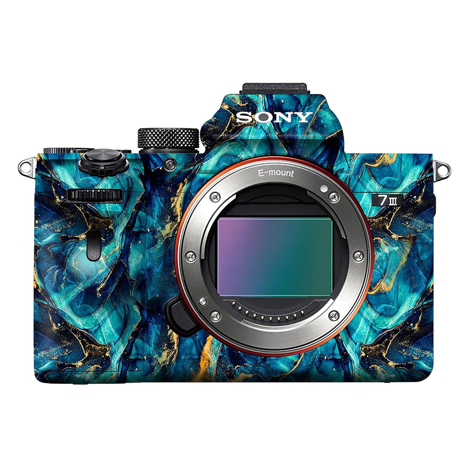 WRAPTURE. Vinyl Premium Dslr Camera Scratchproof Protective Skin For Sony A7 Mark Iii(3)-No Residue Removal,Bubble Free,Scratch Resistant,Stretchable,Hd Quality Printed Wrap- Hdcs 010,Multi-Colored
