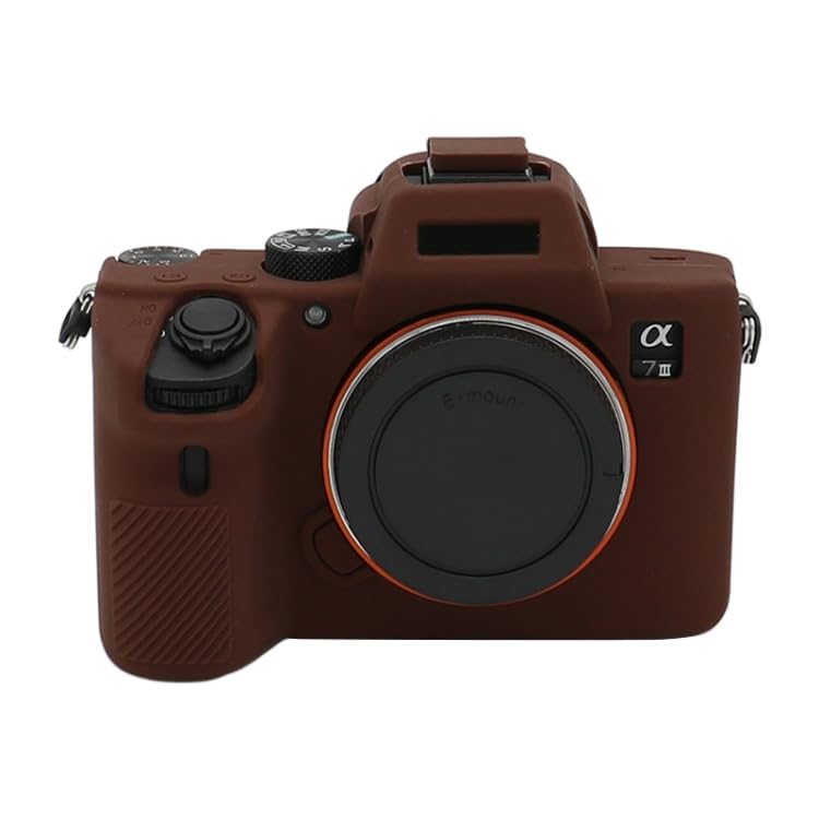Yedidya for Sony A7III / A7S3 / A7RIII / A7SIII Soft Silicone Protective Case (Coffee)