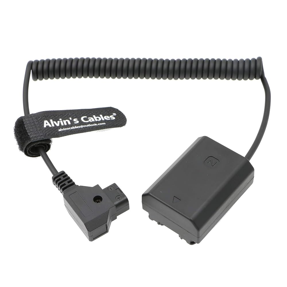 Alvin’s Cables NP FZ100 Dummy Battery to D tap Coiled Power Cable for Sony A7III A7RIII A7SIII A7C A7IV A9 FX3 Camera Alvin’s Cables NP FZ100 Dummy Battery to D tap Coiled Power Cable for Sony A7III A7RIII A7SIII A7C A7IV A9 FX3 Camera