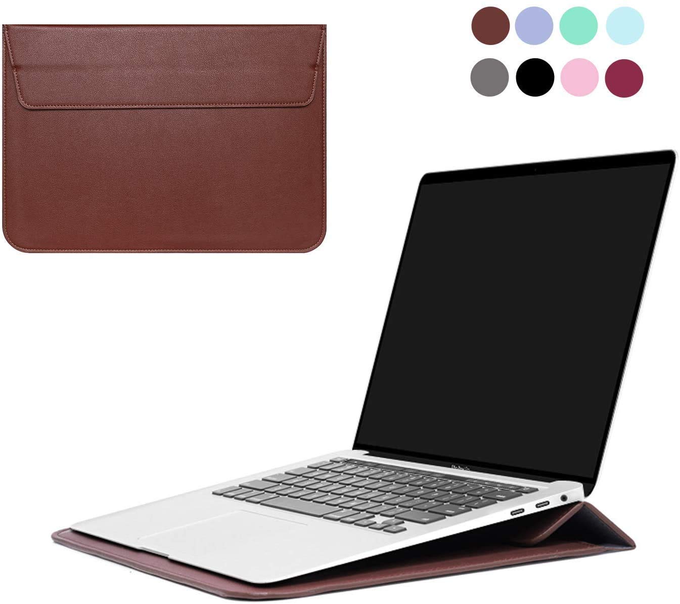 Castleore PU Leather 13 inch Leather Sleeve case Cover for 13 inches Laptops