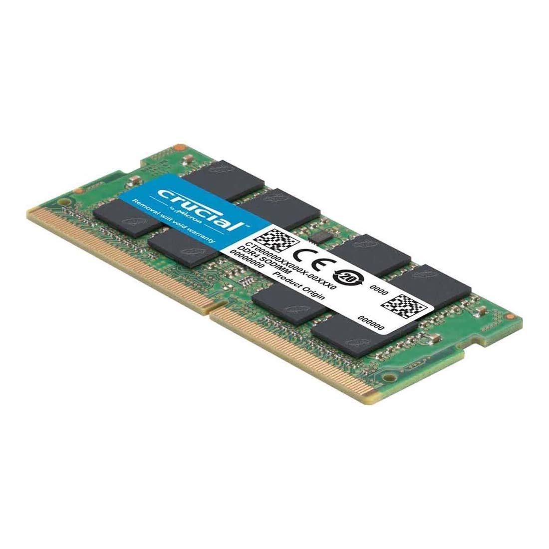 Crucial Basics 8GB DDR4 1.2v 2666Mhz CL19 SODIMM RAM Memory Module for Laptops and Notebooks Crucial Basics 8GB DDR4 1.2v 2666Mhz CL19 SODIMM RAM Memory Module for Laptops and Notebooks