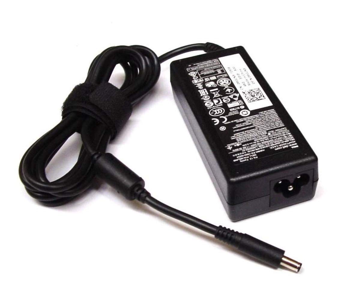 Dell Original 65W 19.5v 4.5mm Pin Laptop AC Adapter-Black Without Power Cord (Part Code MGJN9)