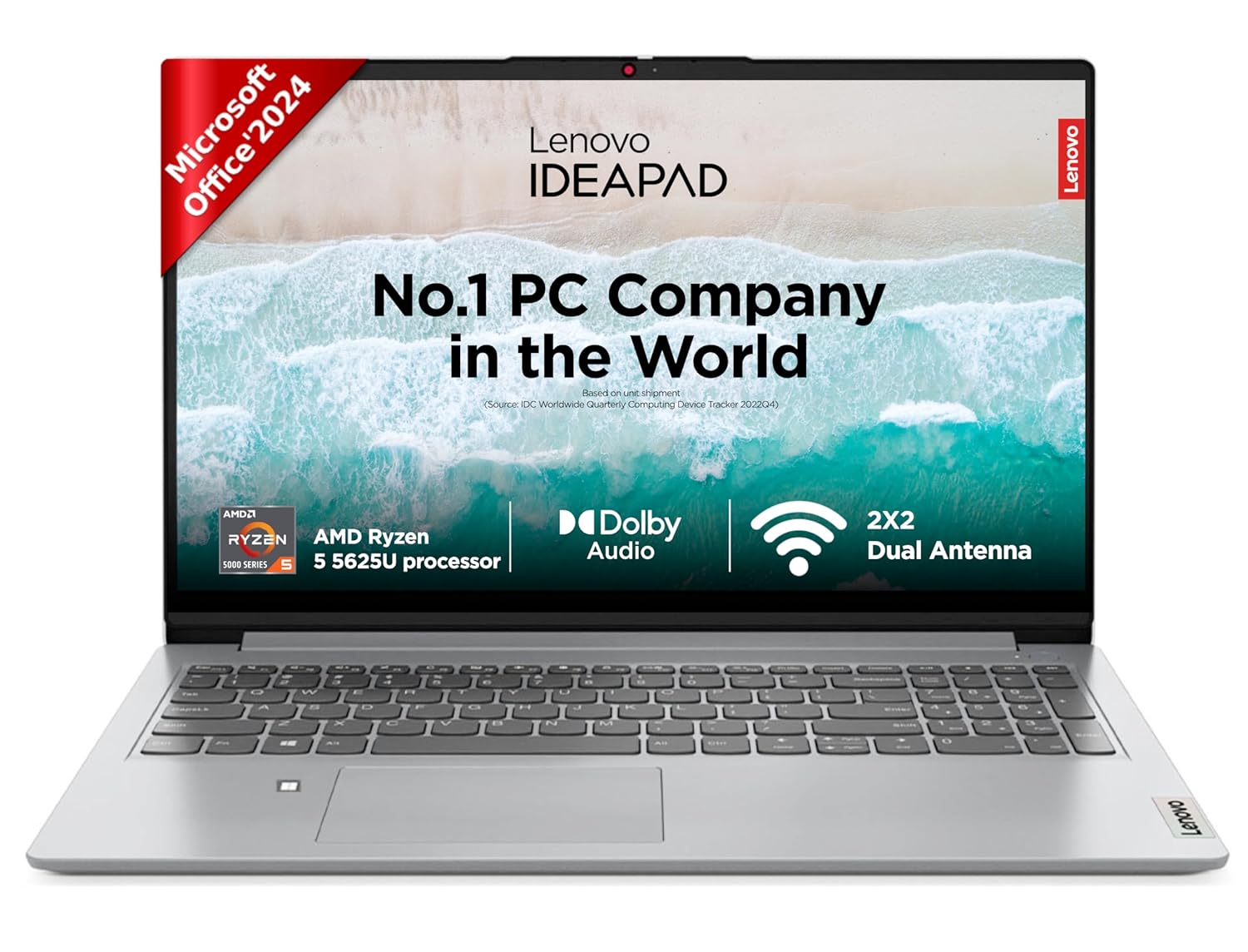 Lenovo IdeaPad 1 AMD Ryzen 5 5625U 15.6 inch (38.5cm) FHD Laptop (16GB RAM/512GB SSD/Windows 11/Office Home 2024/3 Month Game Pass/Grey/1.6Kg), 82R4011CIN Lenovo IdeaPad 1 AMD Ryzen 5 5625U 15.6 inch (38.5cm) FHD Laptop (16GB RAM/512GB SSD/Windows 11/Office Home 2024/3 Month Game Pass/Grey/1.6Kg), 82R4011CIN