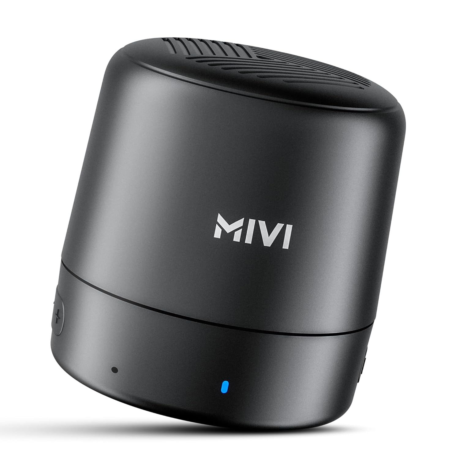 Mivi Play Bluetooth Speaker with 12 Hours Playtime. Wireless Speaker Made in India with Exceptional Sound Quality, Portable and Built in Mic-Black