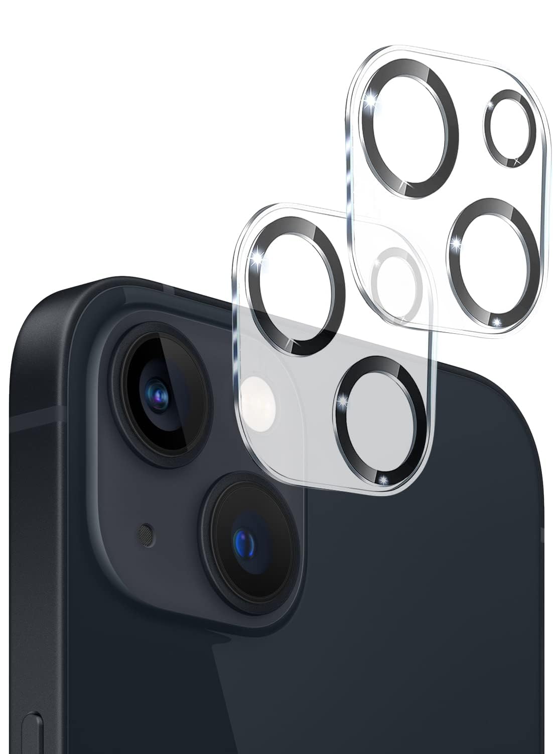 ZedGear Tempered Glass Camera Lens Protector For iPhone 13 6.1″ & iPhone 13 Mini 5.4″ Camera Lens Protection with Anti Scratch Ultra Clear 9H Hardness Glass Compatible with iPhone 13/13 Mini