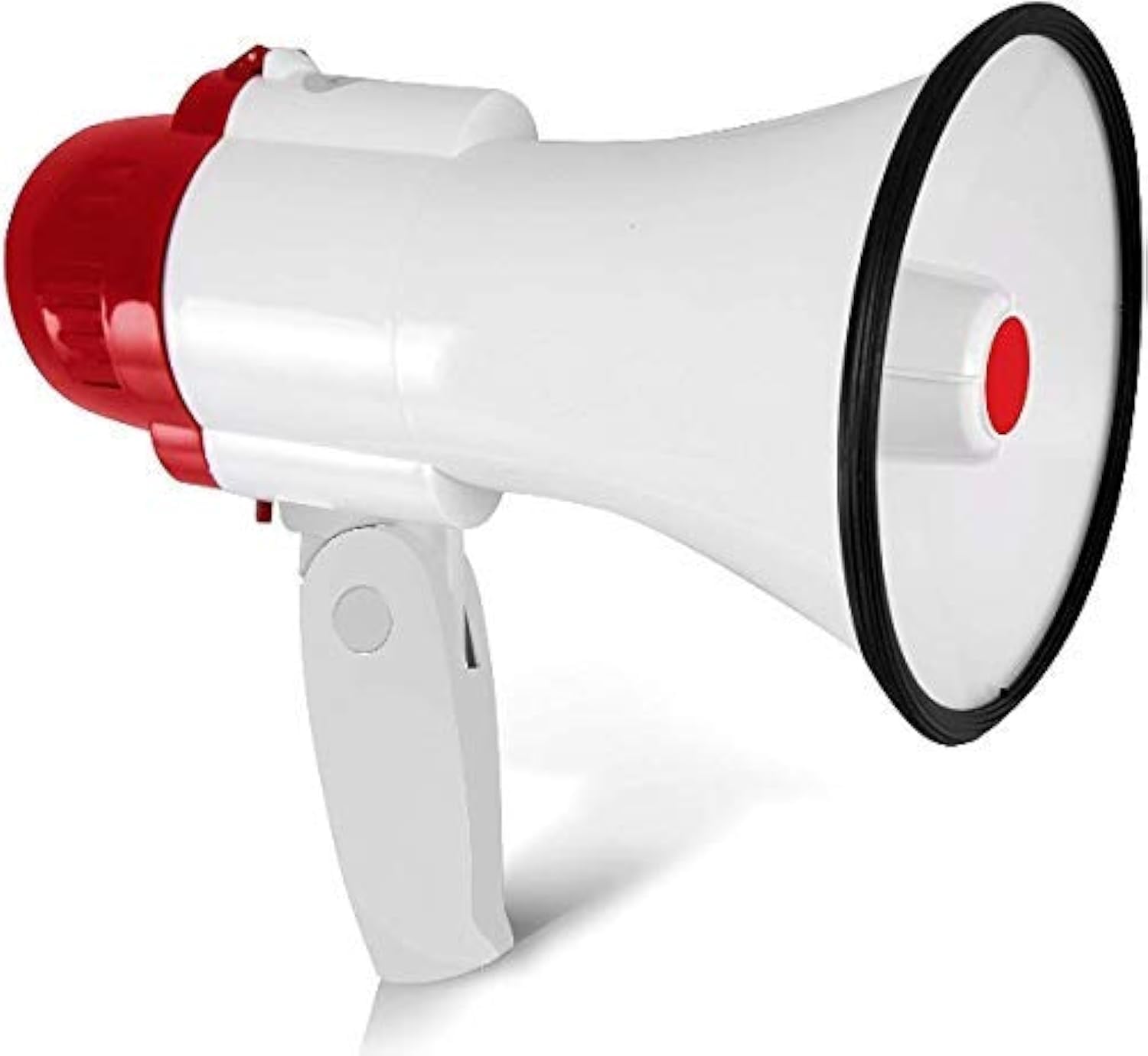 kh Megaphone Speaker Lightweight Bullhorn – Adjustable Volume Control and 500 Meter Range 30 watts Handheld Megaphone with Recorder, USB and Memory Card – Without Bluetooth