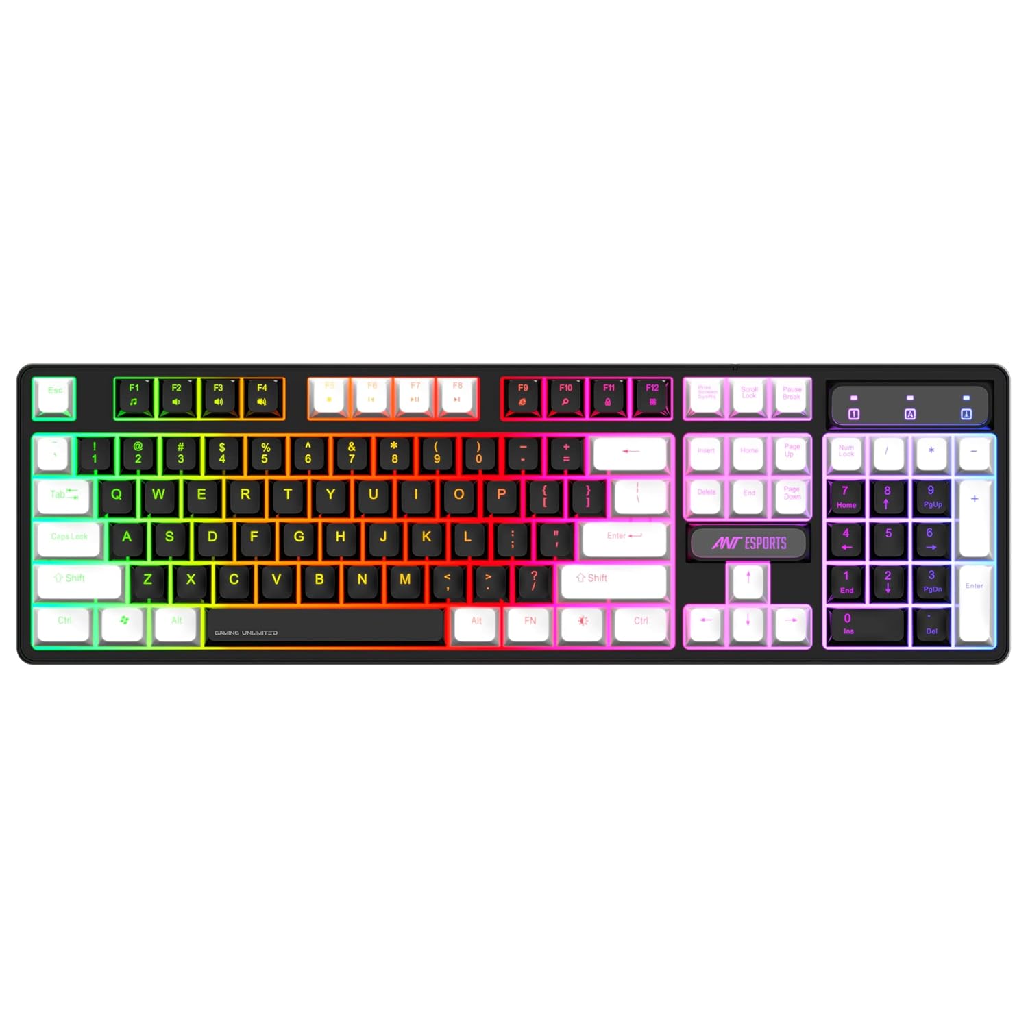 Ant Esports KM1400 Pro Backlit Membrane Gaming Keyboard