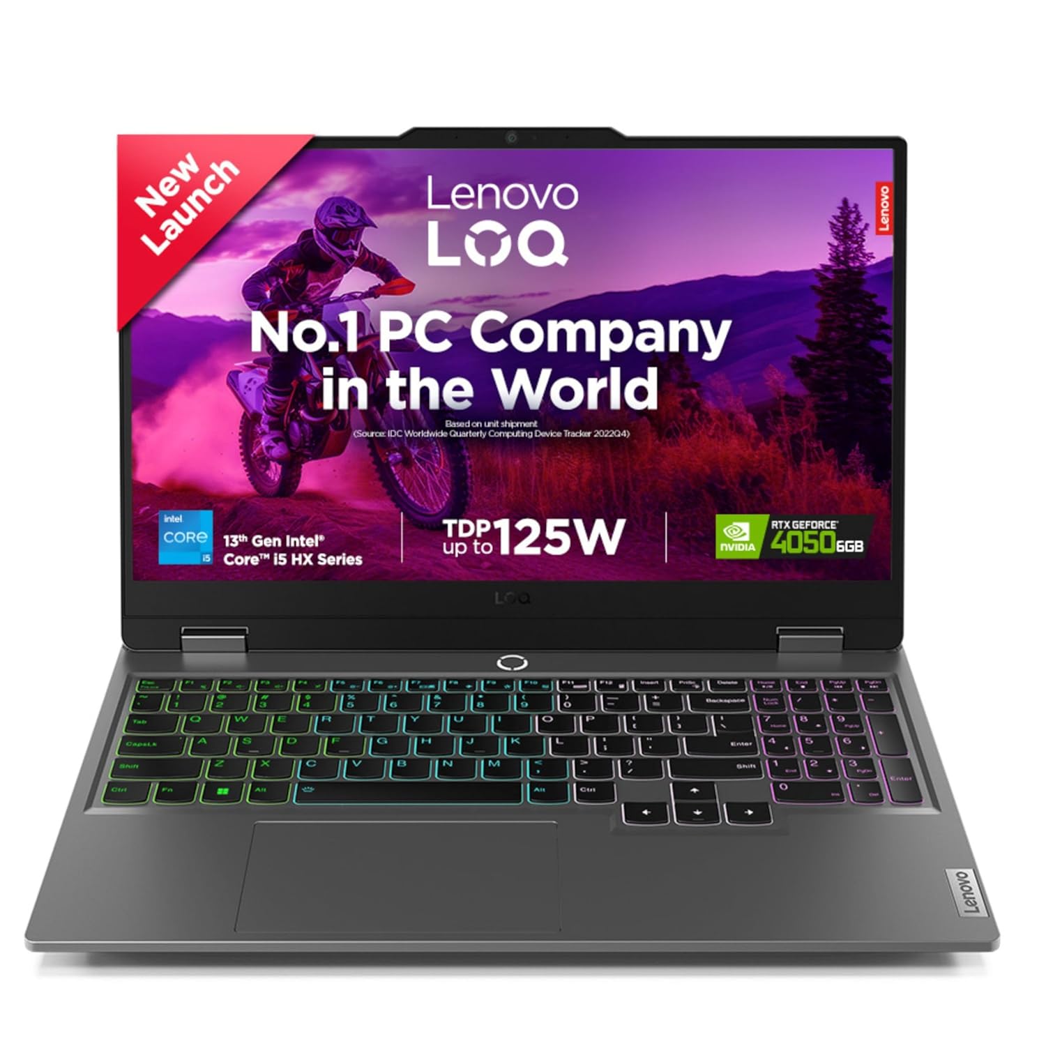 Lenovo LOQ 2024 13Th Gen Intel Core I5-13450HX | NVIDIA RTX 4050 6GB (16GB RAM/512GB SSD/15.6″ (39.6Cm)/Windows 11/Office Home 2024/100% Srgb/3 Mon. Game Pass/Grey/2.4Kg), 83DV00X4IN Gaming Laptop