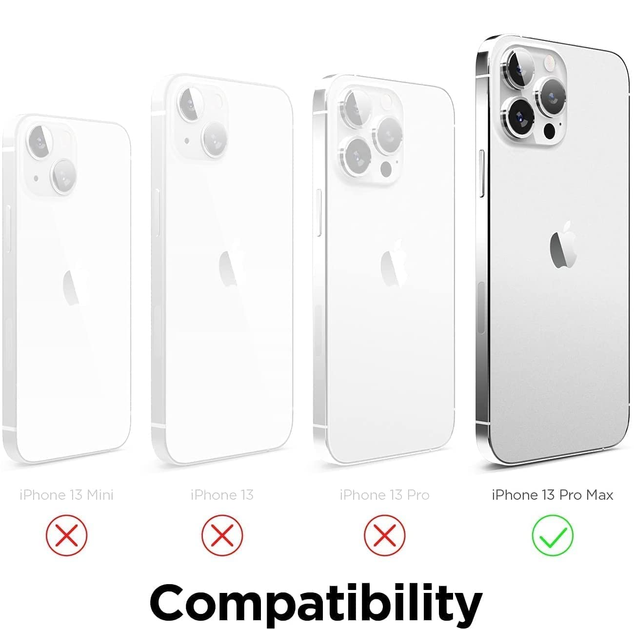 VONZEE Clear Logo Electroplating Transparent Case for iPhone 13 Pro Max Case, Luxury Electroplated TPU Cover, Individual Camera Protection for Each Lens Bumper Case (6.7 Inch, Blue)