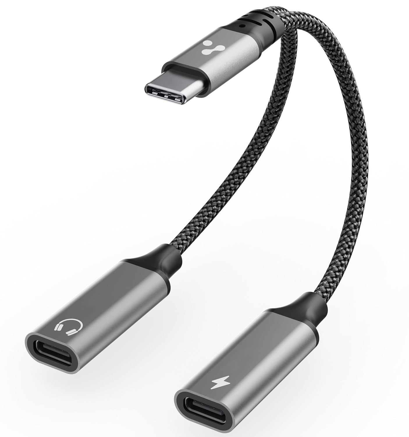 Ambrane 2 in 1 Type C to Type C Audio & Charging Connector, Perfect for Playing Music/Gaming while Charging For All Type C Devices, Android, iPhone 16/15/Plus/Pro/Max, Macbook, Laptop (AOTG-CC1,Black) Ambrane 2 in 1 Type C to Type C Audio & Charging Connector, Perfect for Playing Music/Gaming while Charging For All Type C Devices, Android, iPhone 16/15/Plus/Pro/Max, Macbook, Laptop (AOTG-CC1,Black)