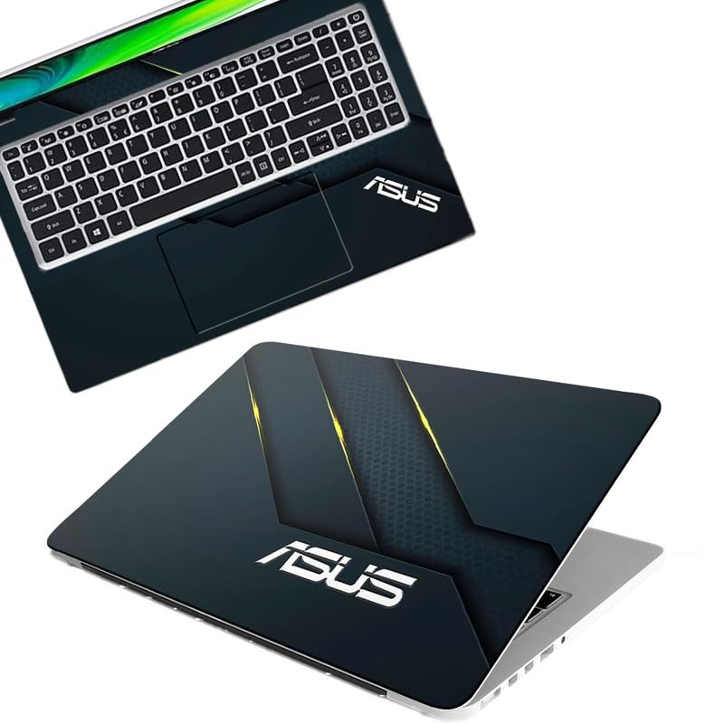 Galaxsia Pattern A6 Full Body Vinyl Laptop Skin/Sticker/Cover Upto 15.6 Inches Laptops Laminated-Removable-HD Quality Compatible for Asus