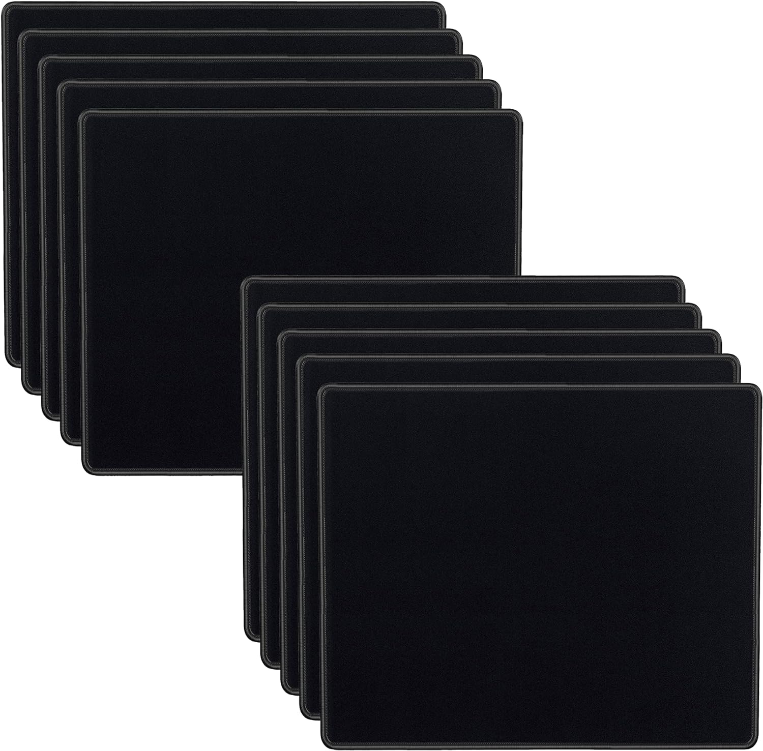 Storite 10 Pack 220mm x 180mm x 2mm Speed Type Extended Gaming Non-Slip Rubber Base Mousepad Desk Mat Keyboard Pad for Laptop/Computer Office PC & Home