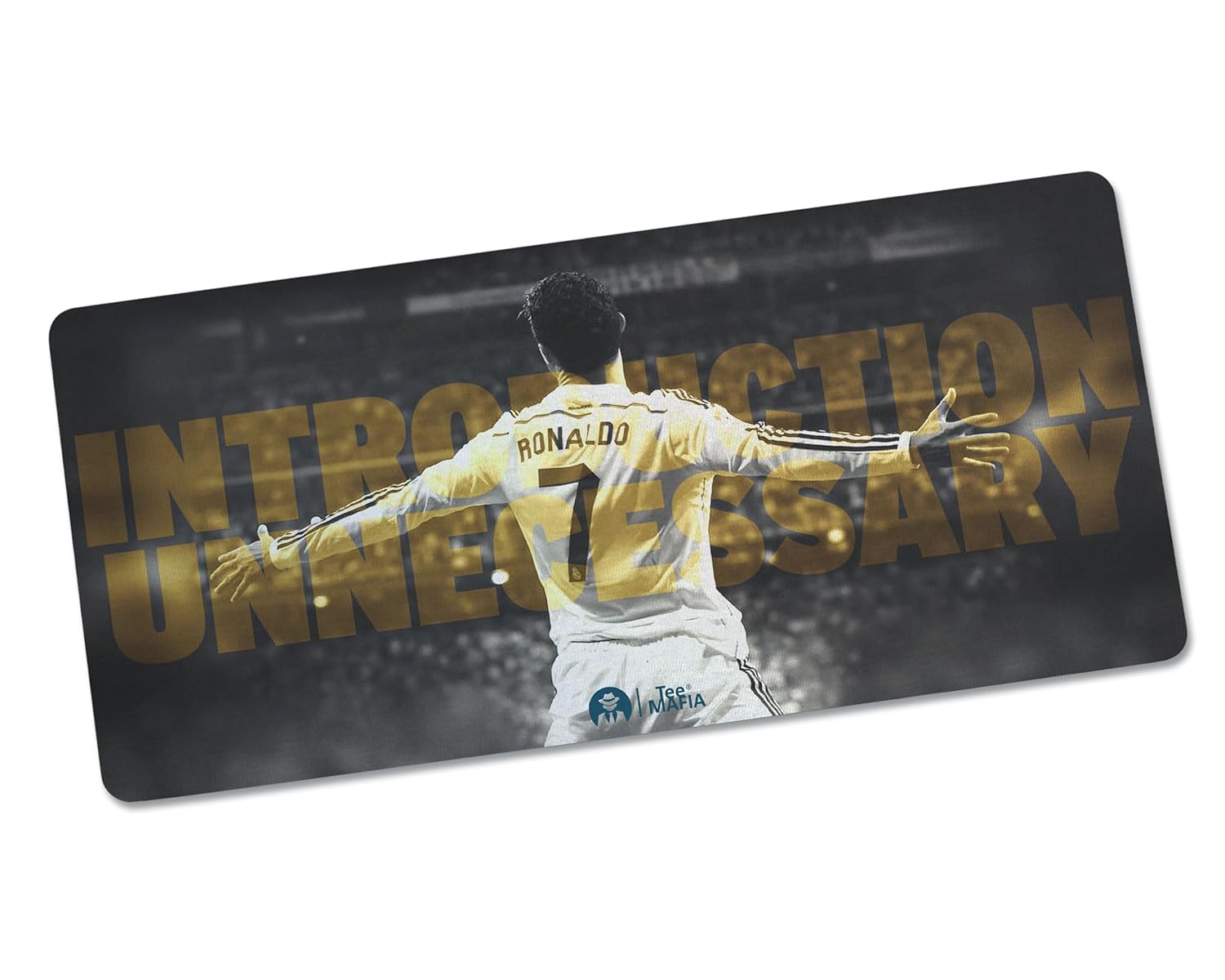 Tee Mafia Cristano Ronaldo Legendary Footballer Mouse Mat – Printed Large Extended XXL Mouse Pad for Laptop, Desktop, PC for Gaming Table Mat – Anti-Skid Rubber – [11 x 23in] – Pack of 1 (D1)