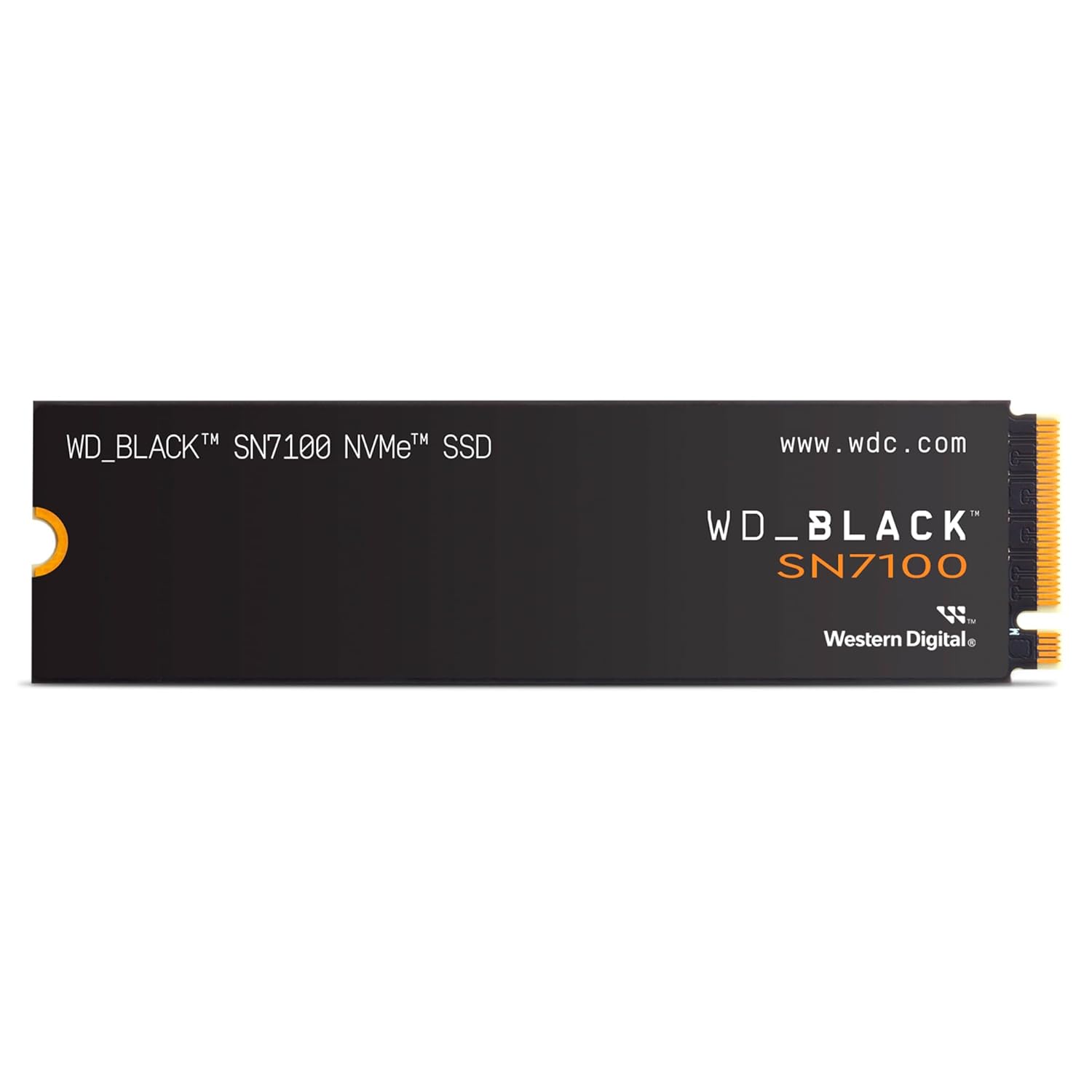 WD_Black Western Digital SN7100 NVMe 500GB, Upto 6800MB/s R, 5800MB/s W, 5Y Warranty, PCIe Gen 4 NVMe M.2 (2280), Gaming Storage, Internal Solid State Drive (SSD) (WDS500G4X0E-00CJA0)