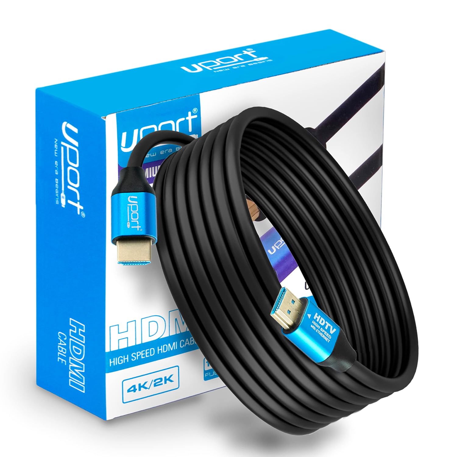 5 Meter HDMI 1.4 Cable with Ethernet, 4K/2K Ultra HD 1080P Resolution, 10.2 Gbps High Speed Transmission, Compatible with TV, Laptop, Monitor, Projector, Gaming Console, Blu-ray player & More 5 Meter HDMI 1.4 Cable with Ethernet, 4K/2K Ultra HD 1080P Resolution, 10.2 Gbps High Speed Transmission, Compatible with TV, Laptop, Monitor, Projector, Gaming Console, Blu-ray player & More