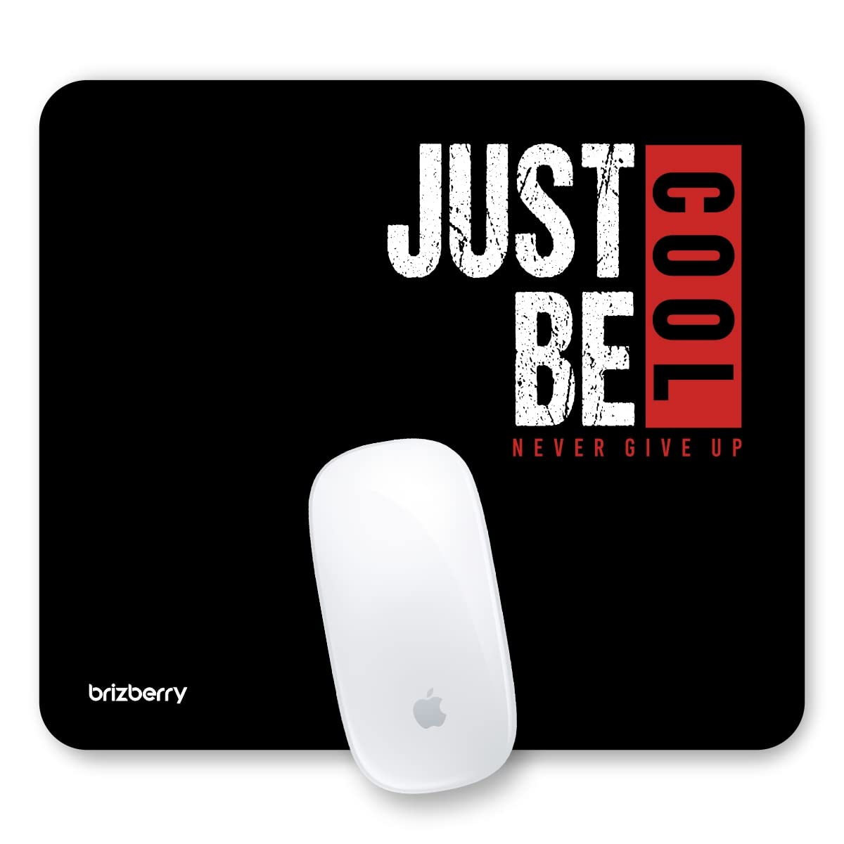 ARTBRIZ® Brizberry Just be Cool Mouse Pad, Optimised for Speed and Precision, Premium Anti Skid Rubber Base, for Office Desktop Laptop PC Mac, 240mm x 210mm x 3mm (108S – Pack of 1) ARTBRIZ® Brizberry Just be Cool Mouse Pad, Optimised for Speed and Precision, Premium Anti Skid Rubber Base, for Office Desktop Laptop PC Mac, 240mm x 210mm x 3mm (108S – Pack of 1)