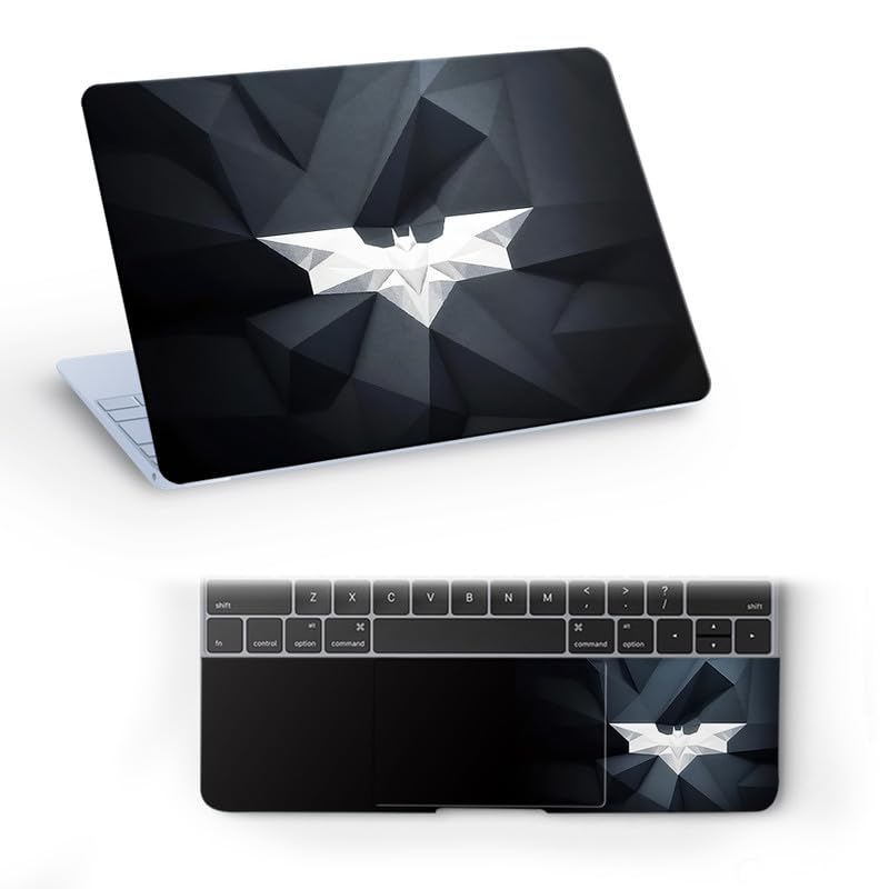 Design 11 Top+Wrist Pad Vinyl Laptop Skin/Sticker/Cover for 14 Inches Laptops Laminated-Removable-HD Quality Compatible for Hp-Dell-Sony-Lenovo-Asus etc.(13.8×9.6 Inches)