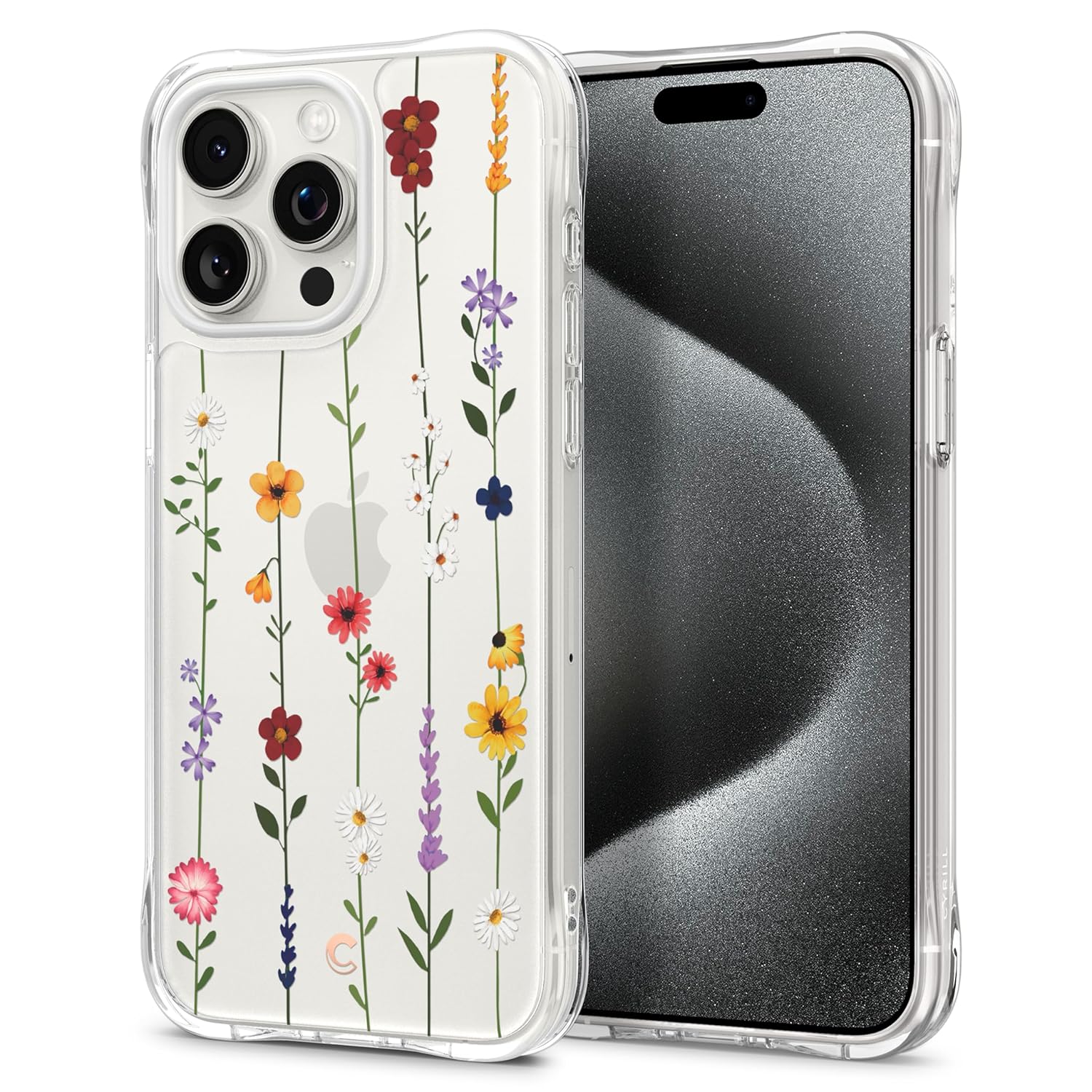 Spigen Cyrill Cecile | iPhone 15 Pro Max Case | Transparent Flower Pattern Print Design iPhone 15 Pro Max Back Cover | TPU+Poly Carbonate – Flower Garden Spigen Cyrill Cecile | iPhone 15 Pro Max Case | Transparent Flower Pattern Print Design iPhone 15 Pro Max Back Cover | TPU+Poly Carbonate – Flower Garden