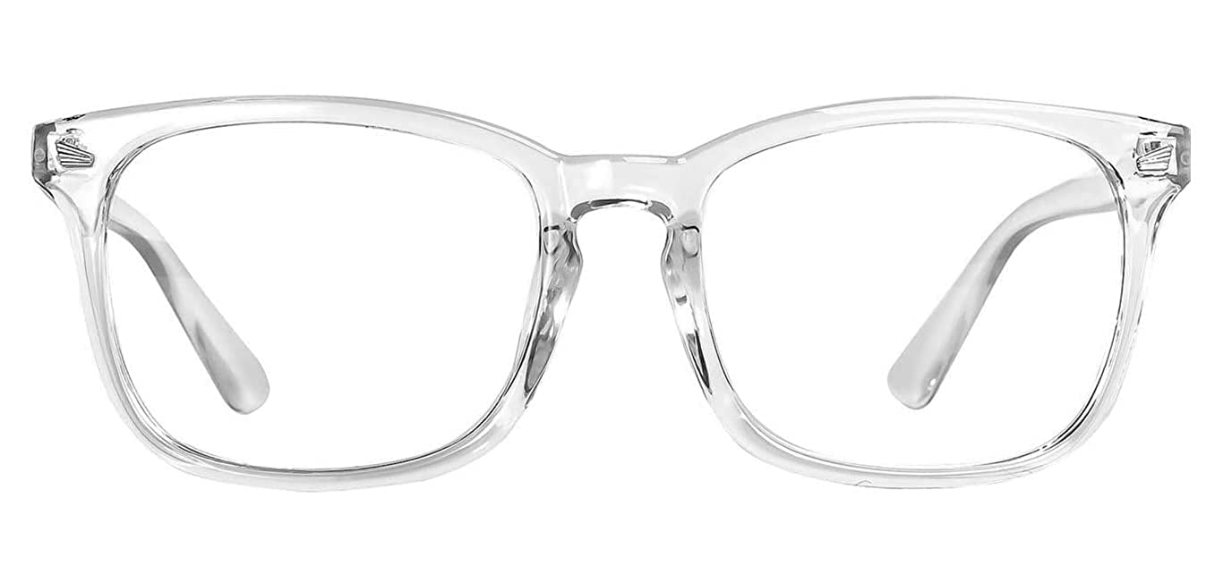 THUNDERSTORM Computer Glasses for Eye Protection Zero Power Anti Glare Spectacle Frame with Blue Light Blocking Filter UV Protection Specs for Mobile Laptop Gaming Men & Women