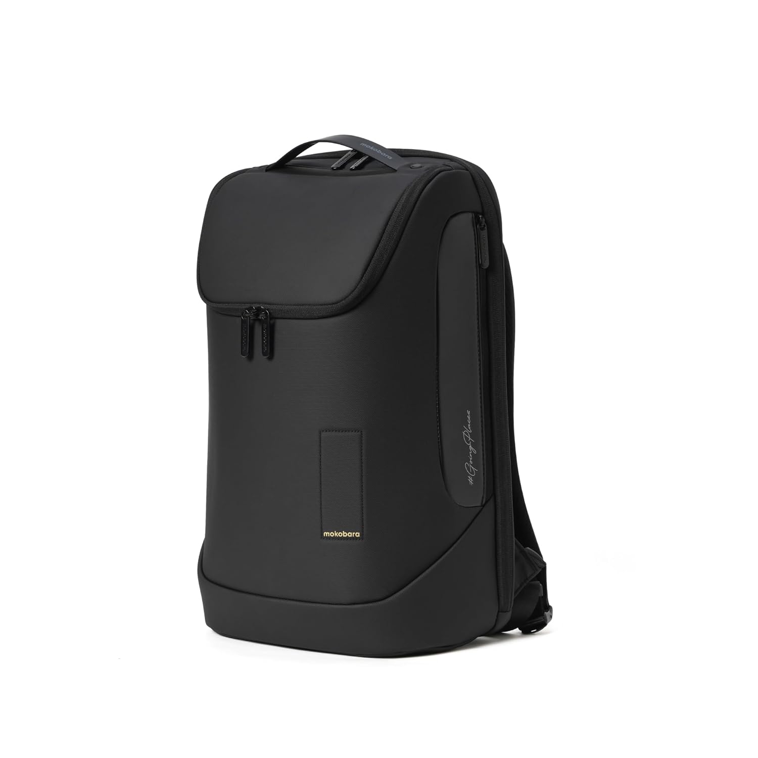 MOKOBARA Transit Backpack | Fits Laptop Up To 16 Inch, 30L Capacity, Water-Resistant Polyester, Vegan Leather Trims | Black,Money Moves – 2.0 MOKOBARA Transit Backpack | Fits Laptop Up To 16 Inch, 30L Capacity, Water-Resistant Polyester, Vegan Leather Trims | Black,Money Moves – 2.0