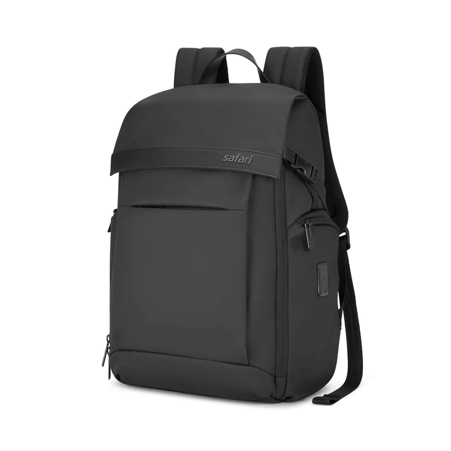 Safari Caden 25L Formal Laptop Backpack Bag for Man & Women, Ideal for Office Use/School/College Boys and Girls, 2 Compartment Bags with Organizer, Trolley Sleeve, Front pockets, Dual USB Port Safari Caden 25L Formal Laptop Backpack Bag for Man & Women, Ideal for Office Use/School/College Boys and Girls, 2 Compartment Bags with Organizer, Trolley Sleeve, Front pockets, Dual USB Port
