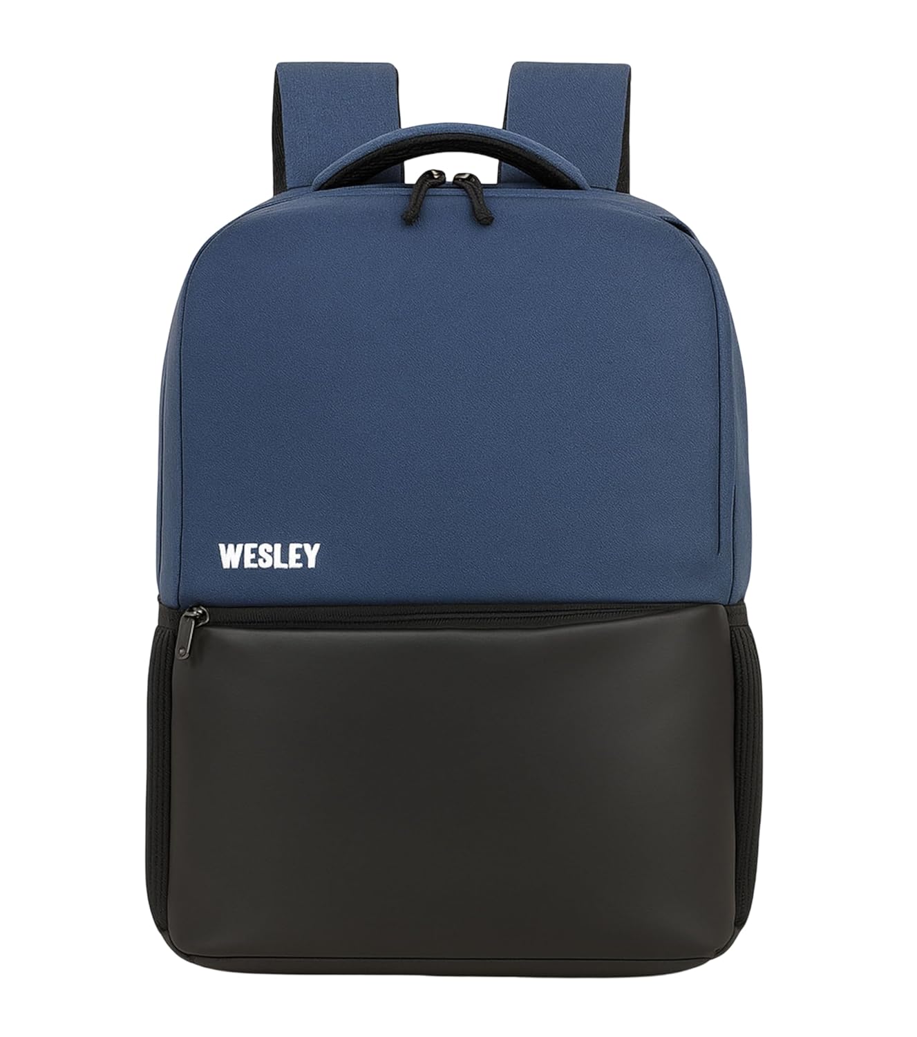 Wesley Milestone 2.0 Casual Waterproof Laptop Backpack/Office Bag/School Bag/College Bag/Travel Backpack (Dimensions:13×18 inches) (Compatible with 39.62cm(15.6inch laptop) 30 L (Blue & black) Wesley Milestone 2.0 Casual Waterproof Laptop Backpack/Office Bag/School Bag/College Bag/Travel Backpack (Dimensions:13×18 inches) (Compatible with 39.62cm(15.6inch laptop) 30 L (Blue & black)