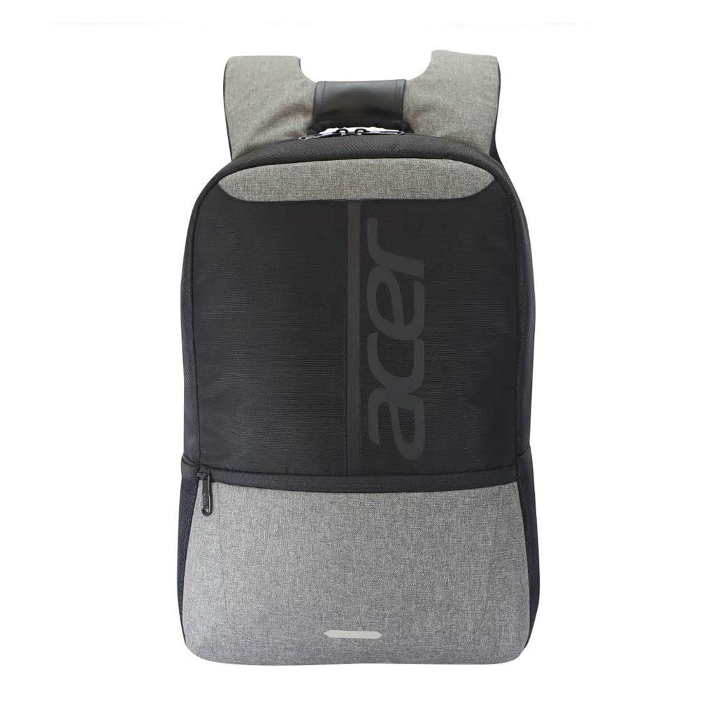 Acer Casual Extra soft padded Laptop Backpack 15.6-inch Premium Black and Melange Grey Color