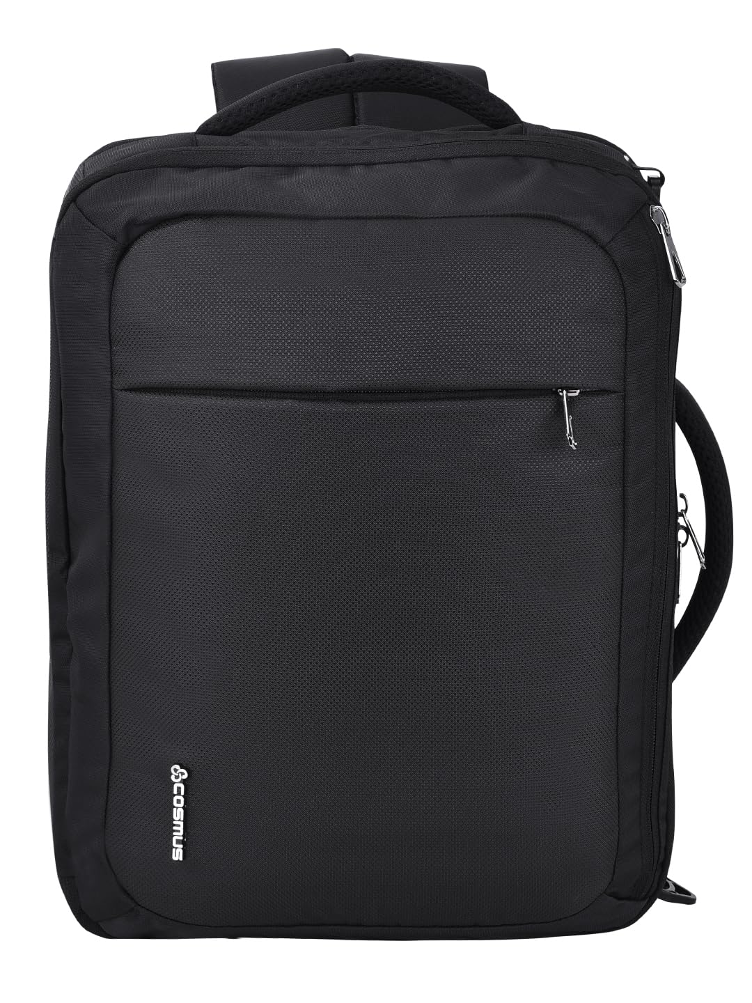 COSMUS ZEST Convertible Backpack-Messenger Bag for 15 Inch Laptop – Black