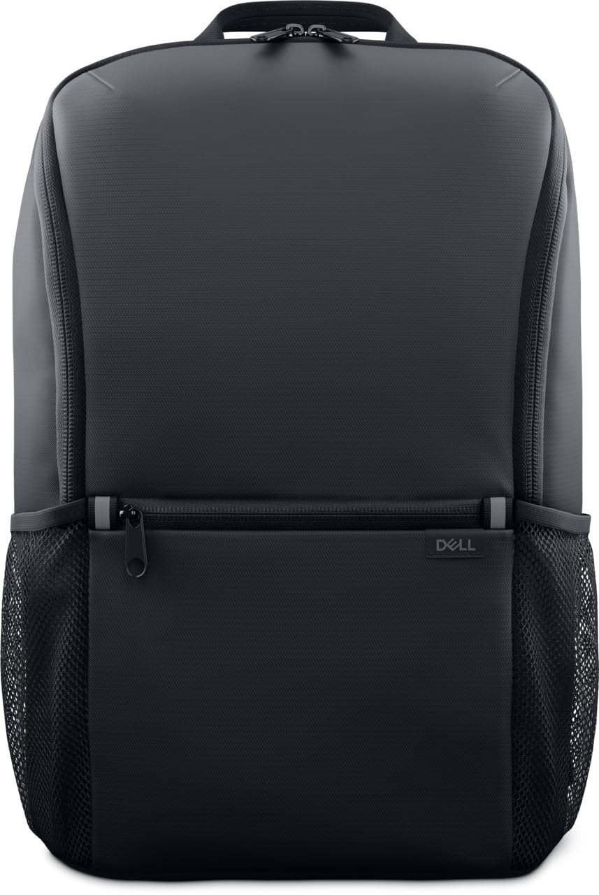 Dell EcoLoop CP3724 Laptop Backpack |Water-Resistant Recycled Polyester | Lightweight Design, Padded Compartment, Anti-Scratch Lining & Comfortable Shoulder Straps