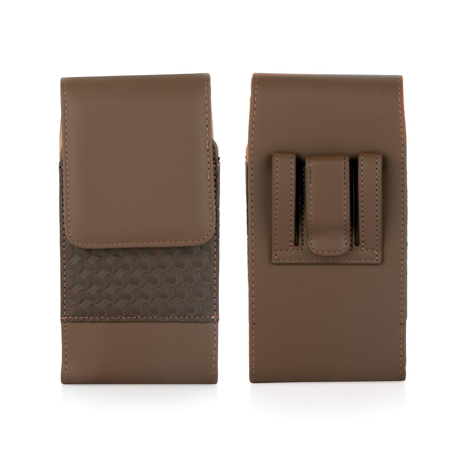 HARITECH Mobile Pouch Soft & Stylist Protection Case Compatible for iPhone 15 Pro Max/iPhone 15 Plus/iPhone 15 Max (6.7 Inch) – Brown