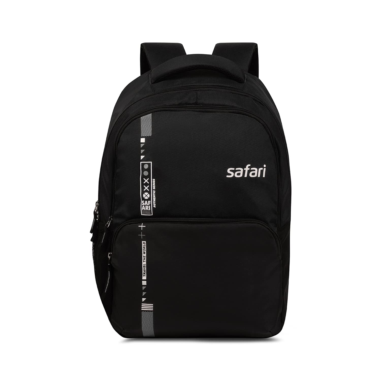 Safari Quill Large Laptop Backpack 26 Ltrs Water Resistant Fabric – Black