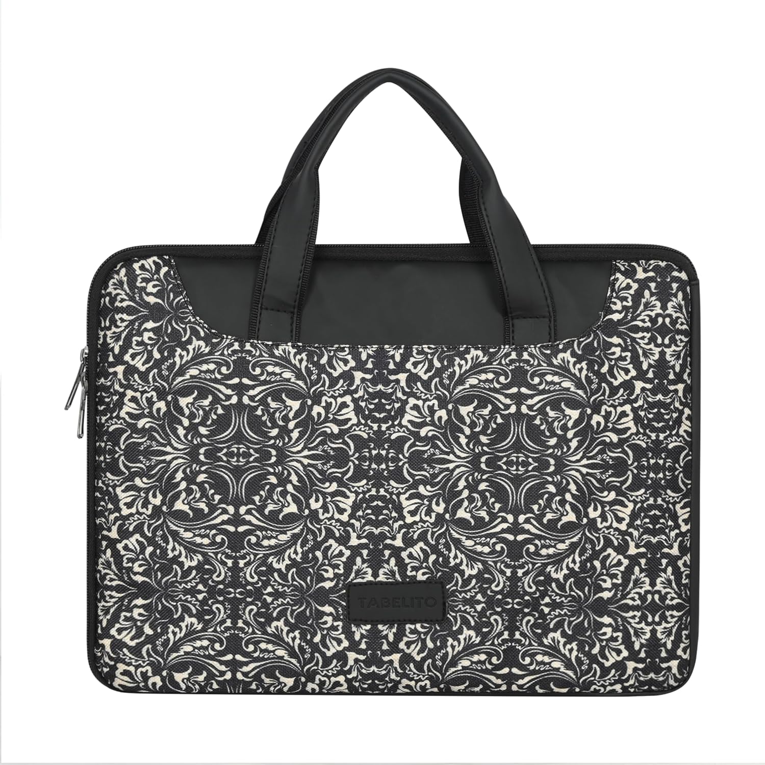 Tabelito Laptop Sleeve Bag 13″ to 15.6 inch for Women Jute and Vegan Leather Office Everyday Handbags