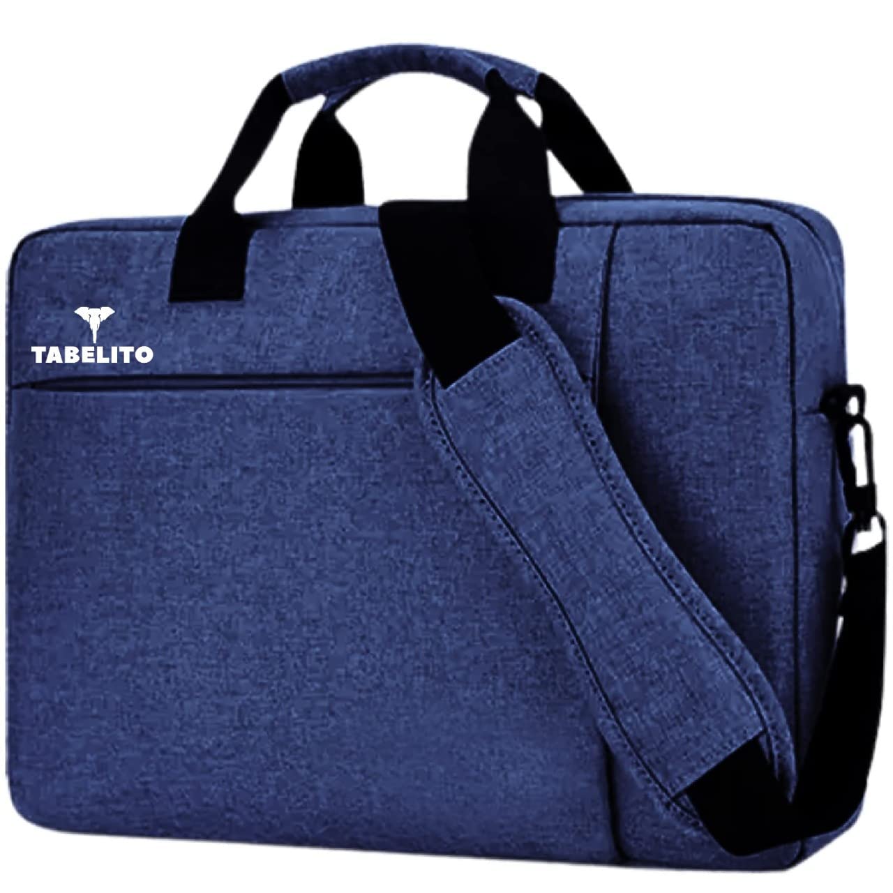 Tabelito® Laptop Bag For Men and women Briefcase 15.6 Inch (39.6 cm) Messenger Side Shoulder Travel bags for mens Water Resistant gifts office bag for men (Blue)