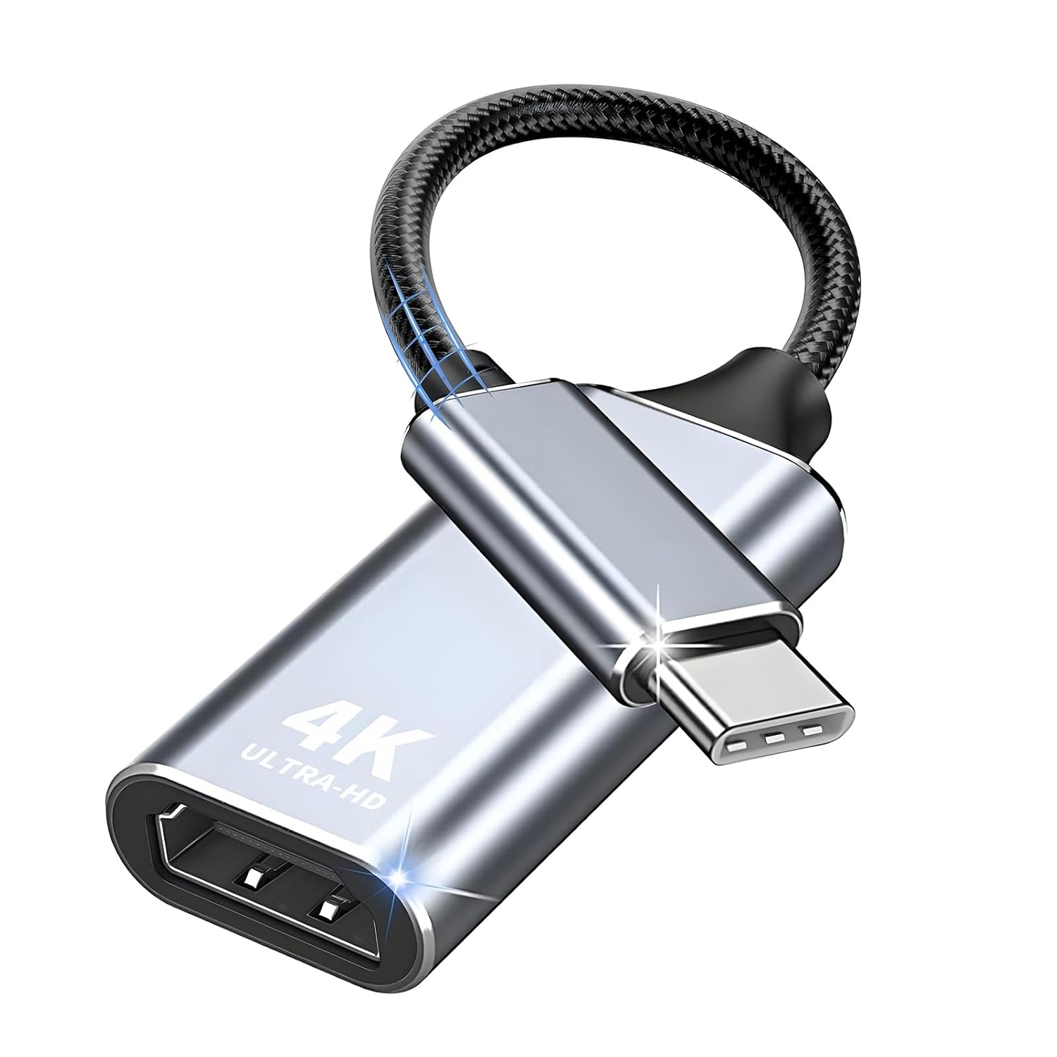 USB C to HDMI Adapter, High Speed USB Type-C to HDMI Adapter, Compatible with iPhone 15 Pro/Max, MacBook Pro/Air 2023, iPad Pro, iMac, S23, XPS 17, Surface Book 3 Pixelbook, Microsoft and More