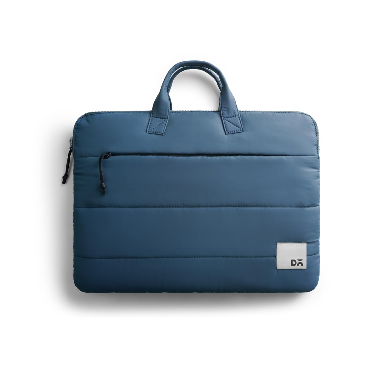 DailyObjects Stria Pro Laptop Bag with Handle| Recycled Durable Polyester | Compatible with Laptop/MacBook Air/Pro Upto 15 Inch| Water Resistant|Padded Compartment with Zip Closure -Blue