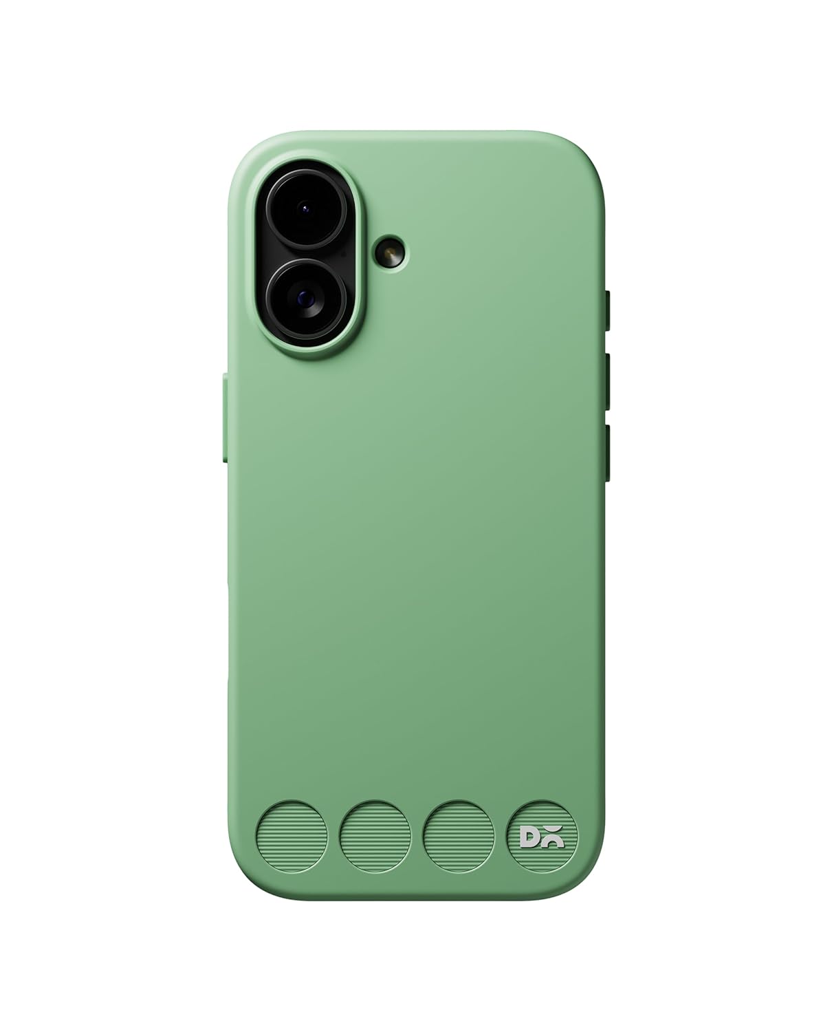 DailyObjects iPhone 16 Stack Classic Magnetic Case Cover | Compatible with Magsafe | Camera & Body Protection | Shock/Scratch Proof| Dual Hybrid Protection | Wireless Charging – Mint Green