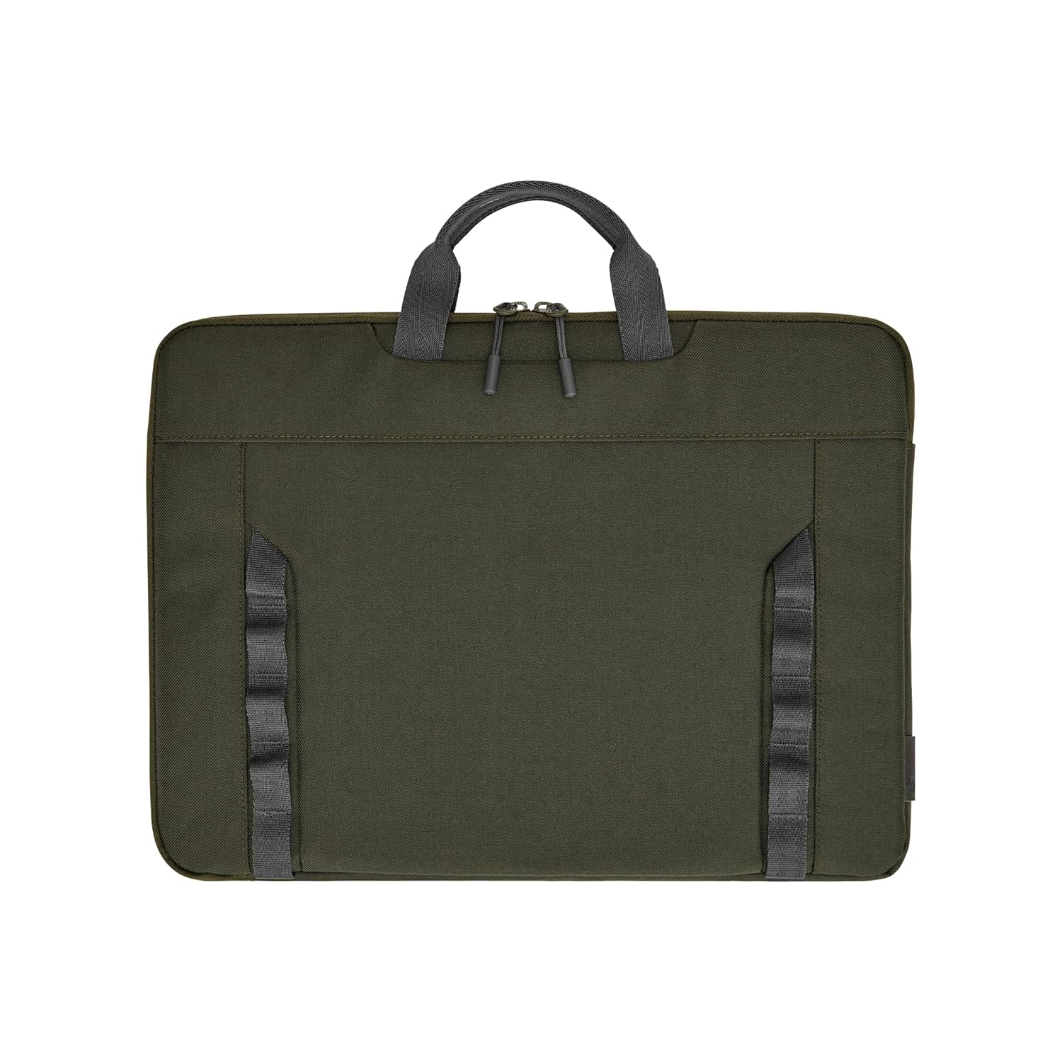 HP 15.6-inch Modular Laptop Sleeve, Water-Resistant, Padded Laptop Compartment, Hidden Handles, Removable Shoulder Strap, Quick Access Pocket, 3-Year Limited Warranty, Gray-Green, 9J4C3AA