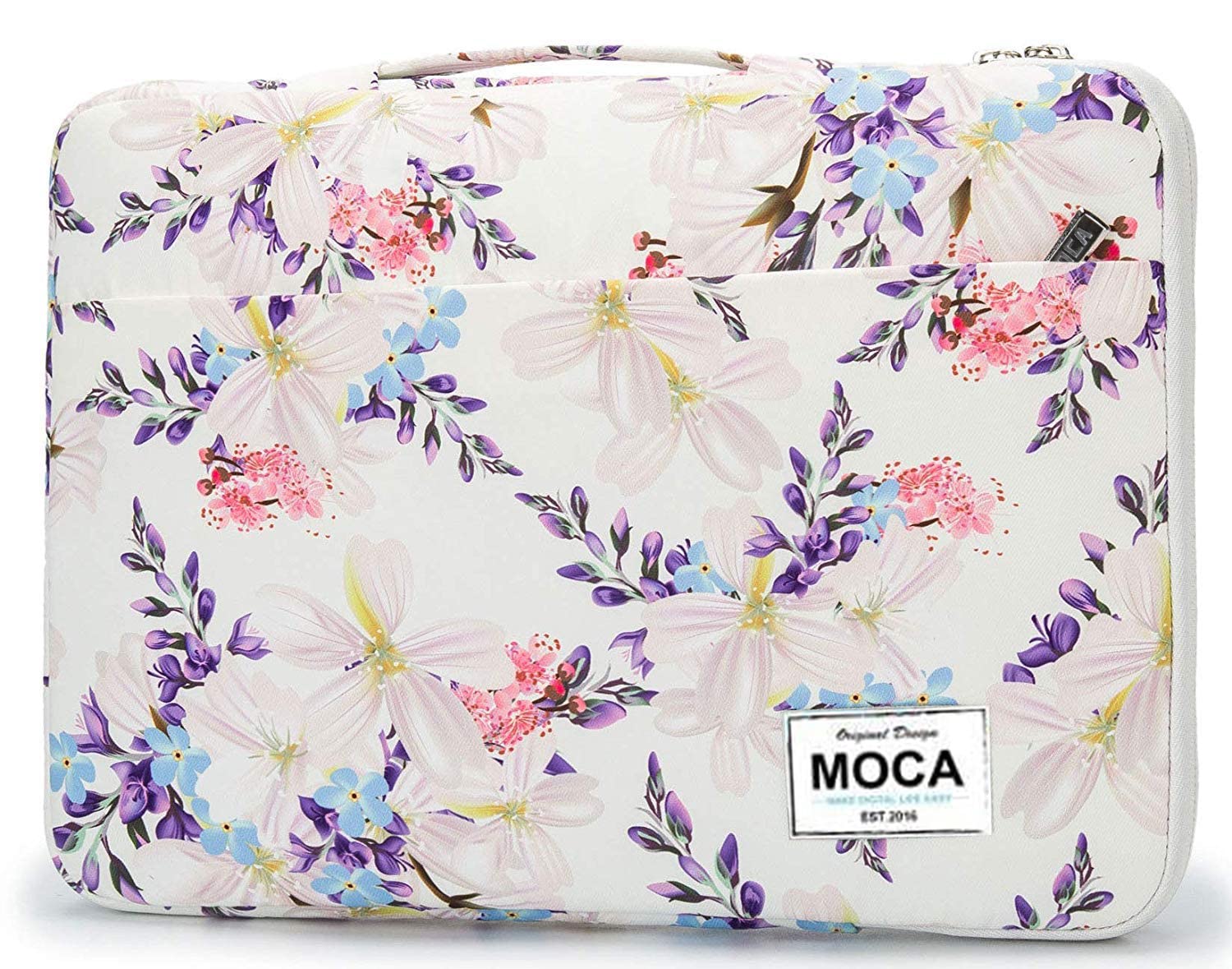 MOCA Beautiful Canvas Hand Bag Sleeve Carry case for 15.4 15.6 16 inch MacBook/Universal Laptop Sleeve Hand Bag for 15.4 15.6 16 inch Sleeve Bag