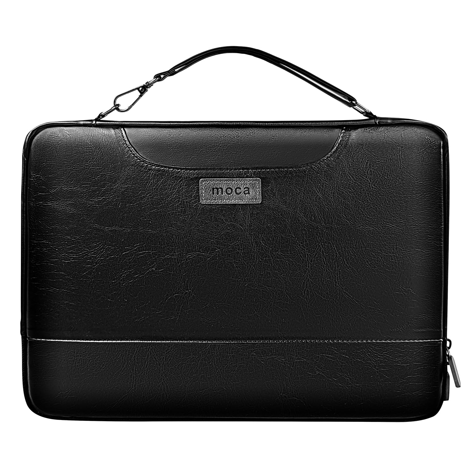 MOCA Leather Laptop Bag Compatible for 13-14 inch Devices – Water Resistant Laptop Case For Men and Women – Handbag Office Accessories
