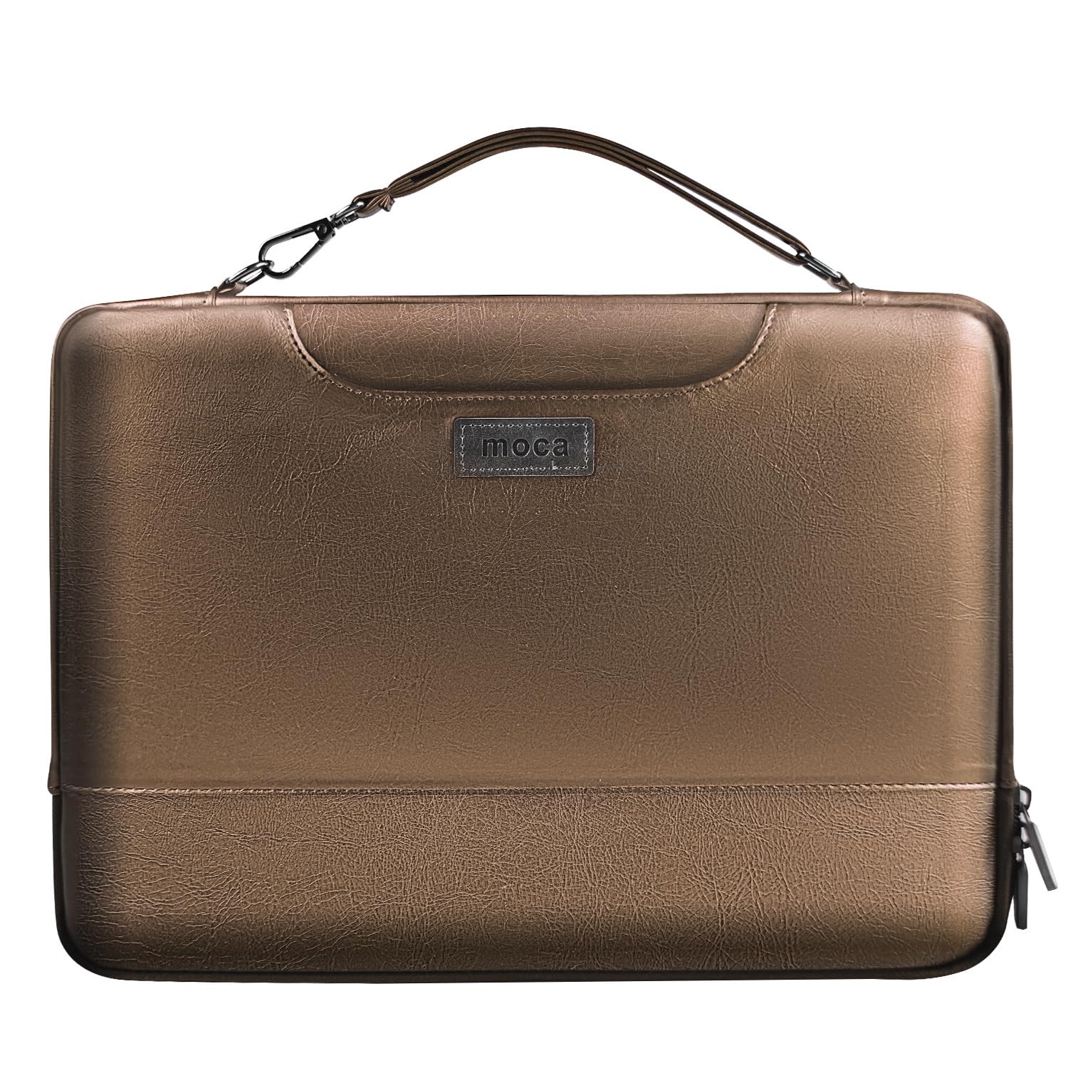 MOCA Leather Laptop Bag Compatible for 15-16 inch Devices – Water Resistant Laptop Case For Men and Women – Handbag Office Accessories