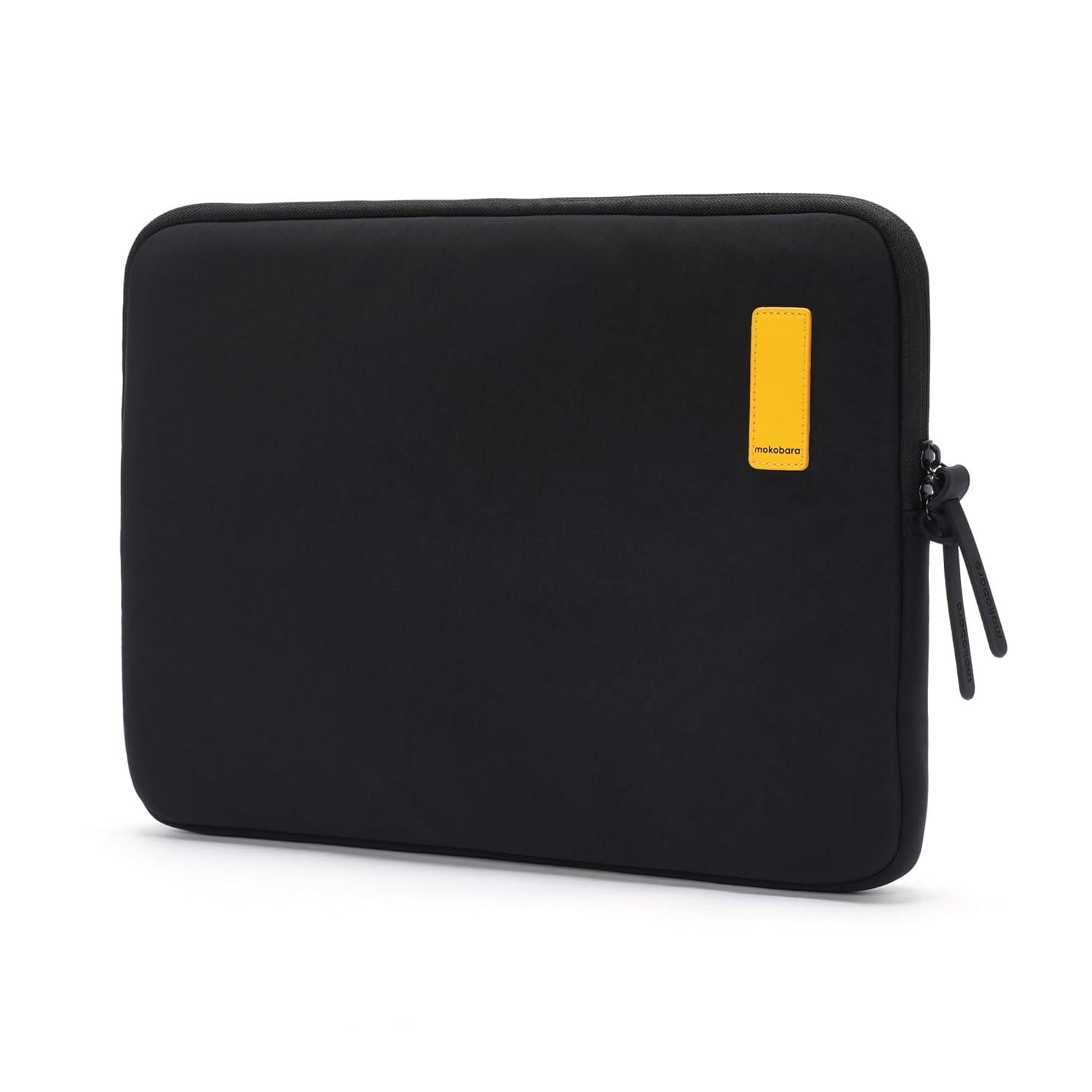 MOKOBARA Aisle Laptop Sleeve | Medium | Aerology Nylon | Compatible with 15.6″ Laptops/MacBook | Lightweight Sleeve with Soft Microsuede Lining & Premium Zip Closure | Money Moves (Black)