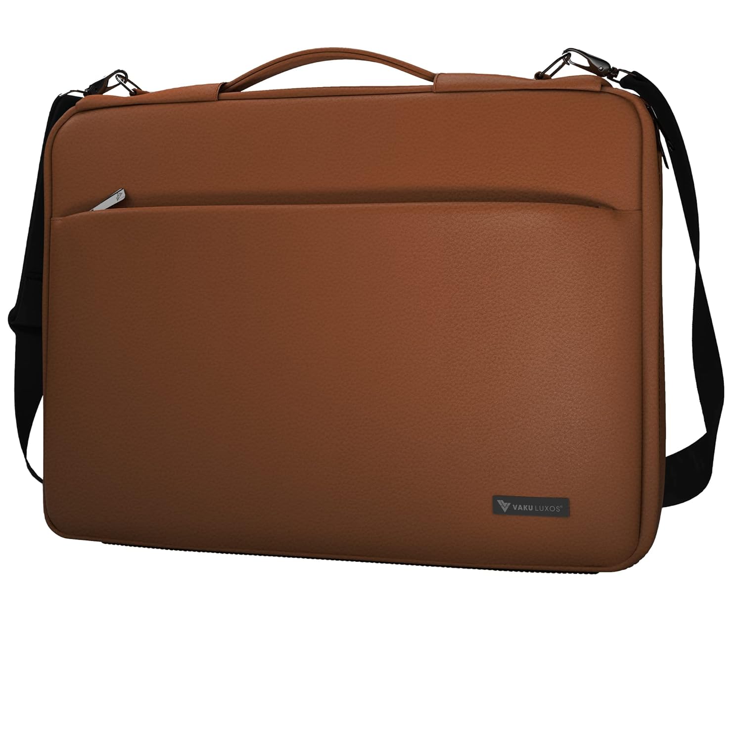 Vaku Luxos® Da Valencia 13″|14″ Inch Laptop Bag Leather Collection Messenger Organizer Shoulder Sling Office Bag for Men & Women With Adjustable Strap for Laptop and MacBook