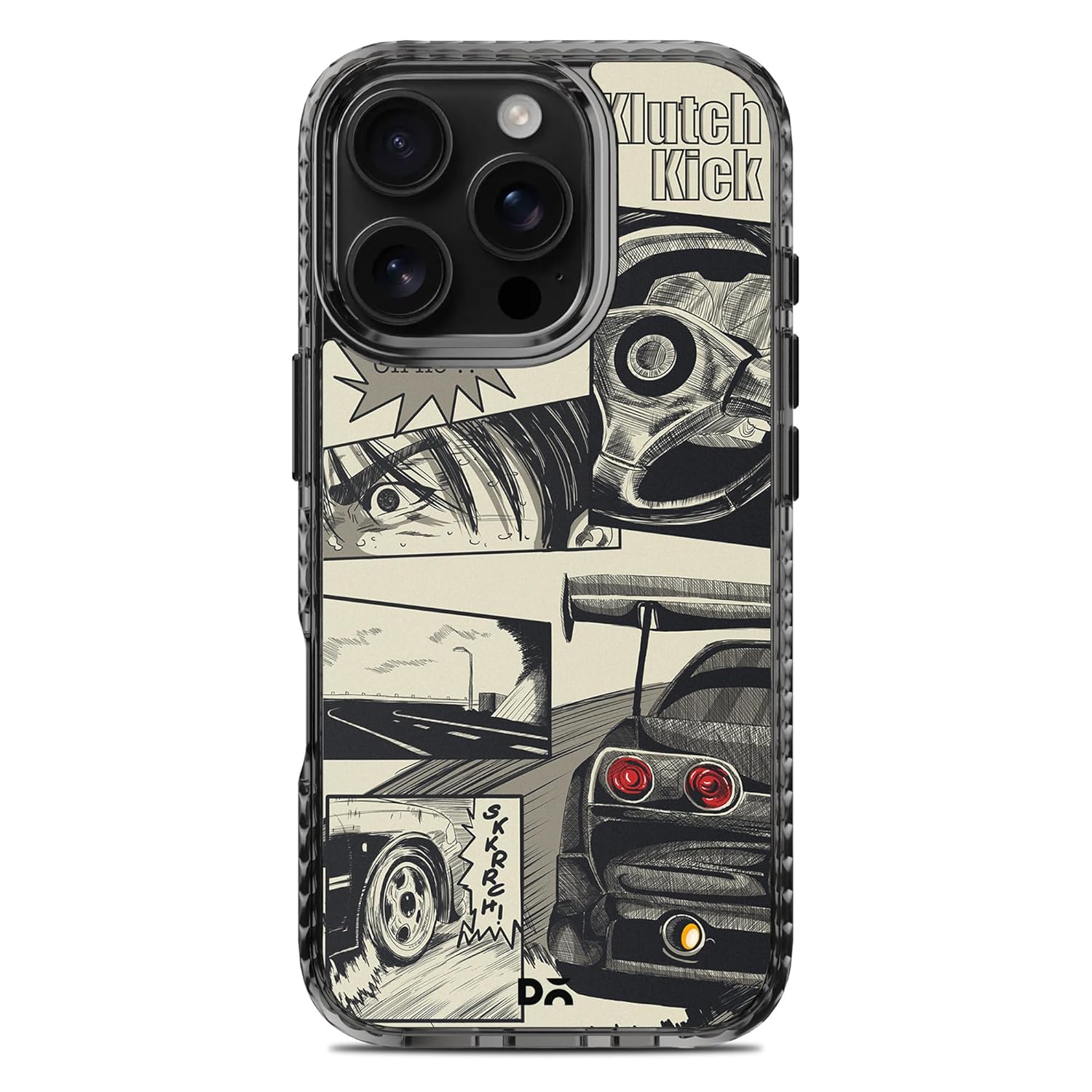 DailyObjects Case for iPhone 16 Pro Compatible with Mag-Safe Wireless Charging, Stride 2.0 K3 The Drift Saga Slim Shockproof Back Cover with Inner Magnetic Ring