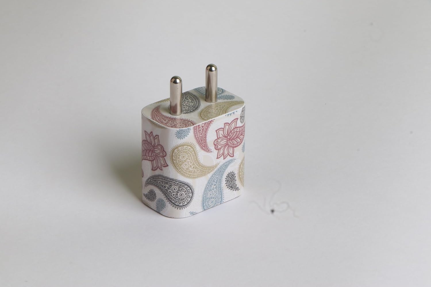 Designer Skin/Wrap/Sticker for Apple 20W USB-C Charger Adapter (Colorful Paisley Pattern) | Premium Vinyl Decal for iPhone Fast Charger | Anti-Scratch & Stylish Protection