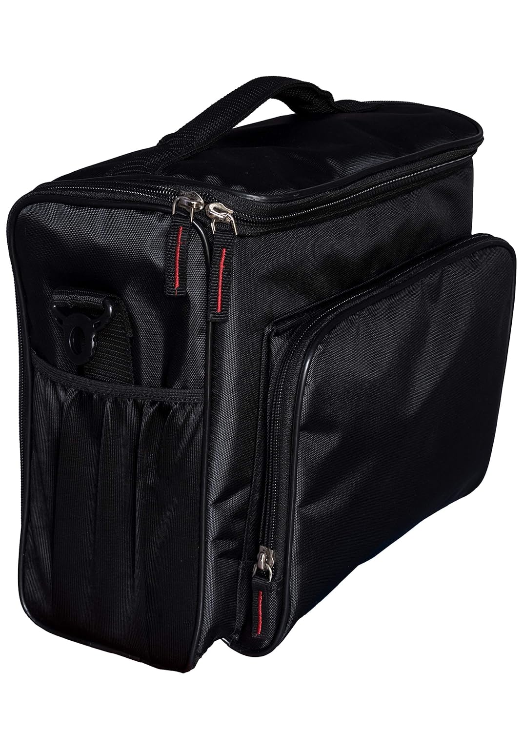 flying CLOUDS Professional Portable Laptop Projector Travel Bag and Carrying Case Soft with Detachable Shoulder Strap (Black, Size: Large, 32 x 15 x 29 cm)