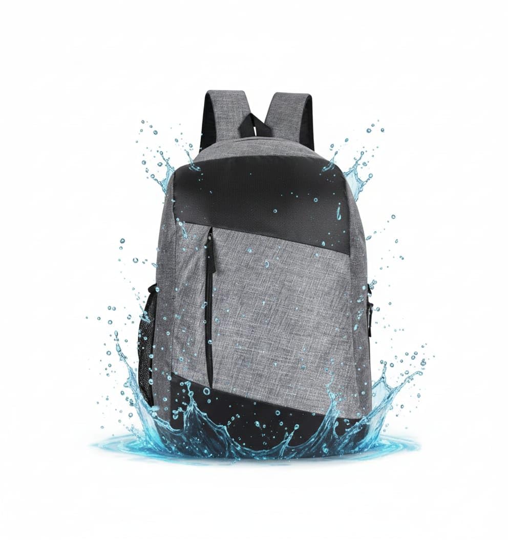 15L Laptop Backpack for Men & Women with Bottle Pocket | Padded Shoulder Straps, Multi Compartments | Travel & College Bag