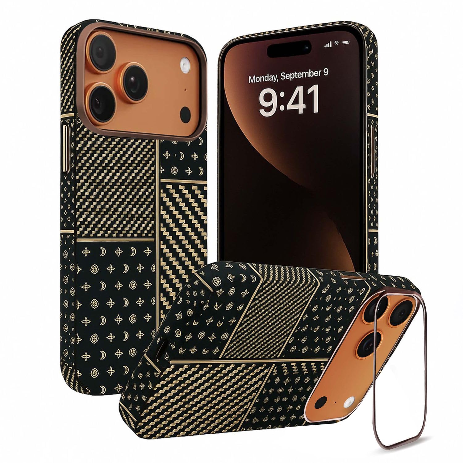 AIBEX Aramid Fiber Mag-Saf Case Compatible for iPhone 17 Pro | Slim Protective Back Cover with Built-in Magnets | Wireless Charging Support | Camera Ring Stand | Shockproof with Air Guard Corners AIBEX Aramid Fiber Mag-Saf Case Compatible for iPhone 17 Pro | Slim Protective Back Cover with Built-in Magnets | Wireless Charging Support | Camera Ring Stand | Shockproof with Air Guard Corners